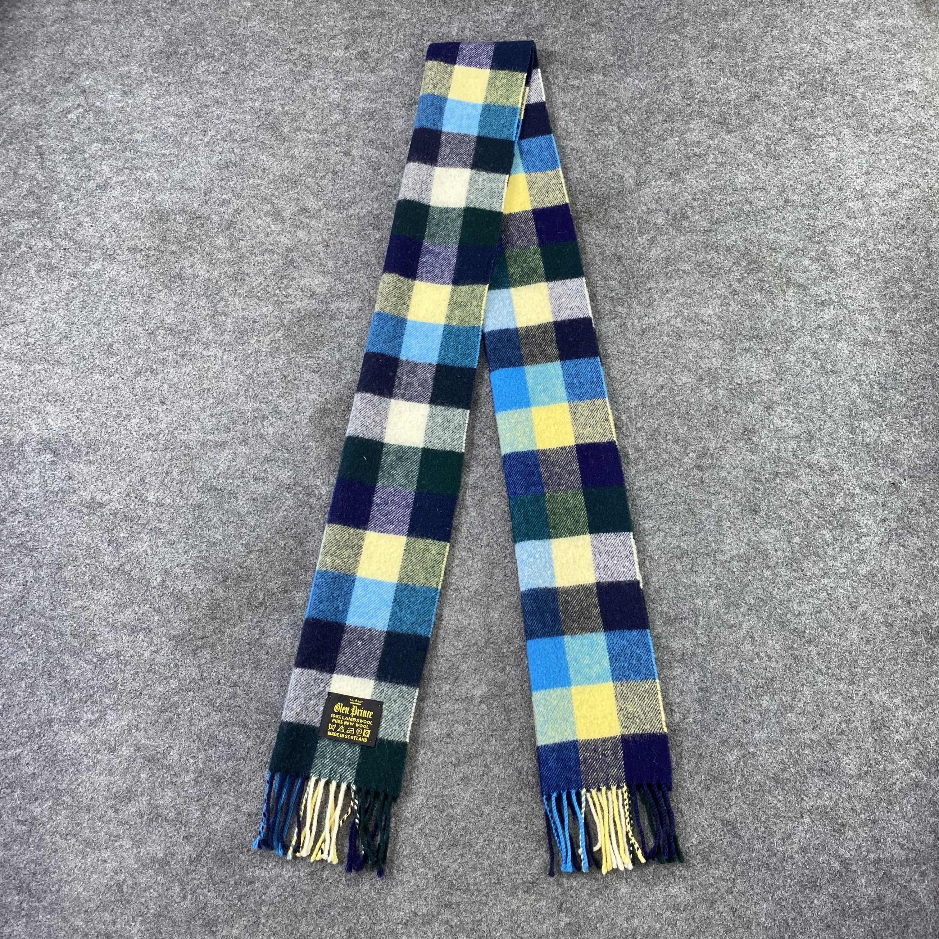 Glen Prince Wool Scarf / Muffler / Neckwear -T1557