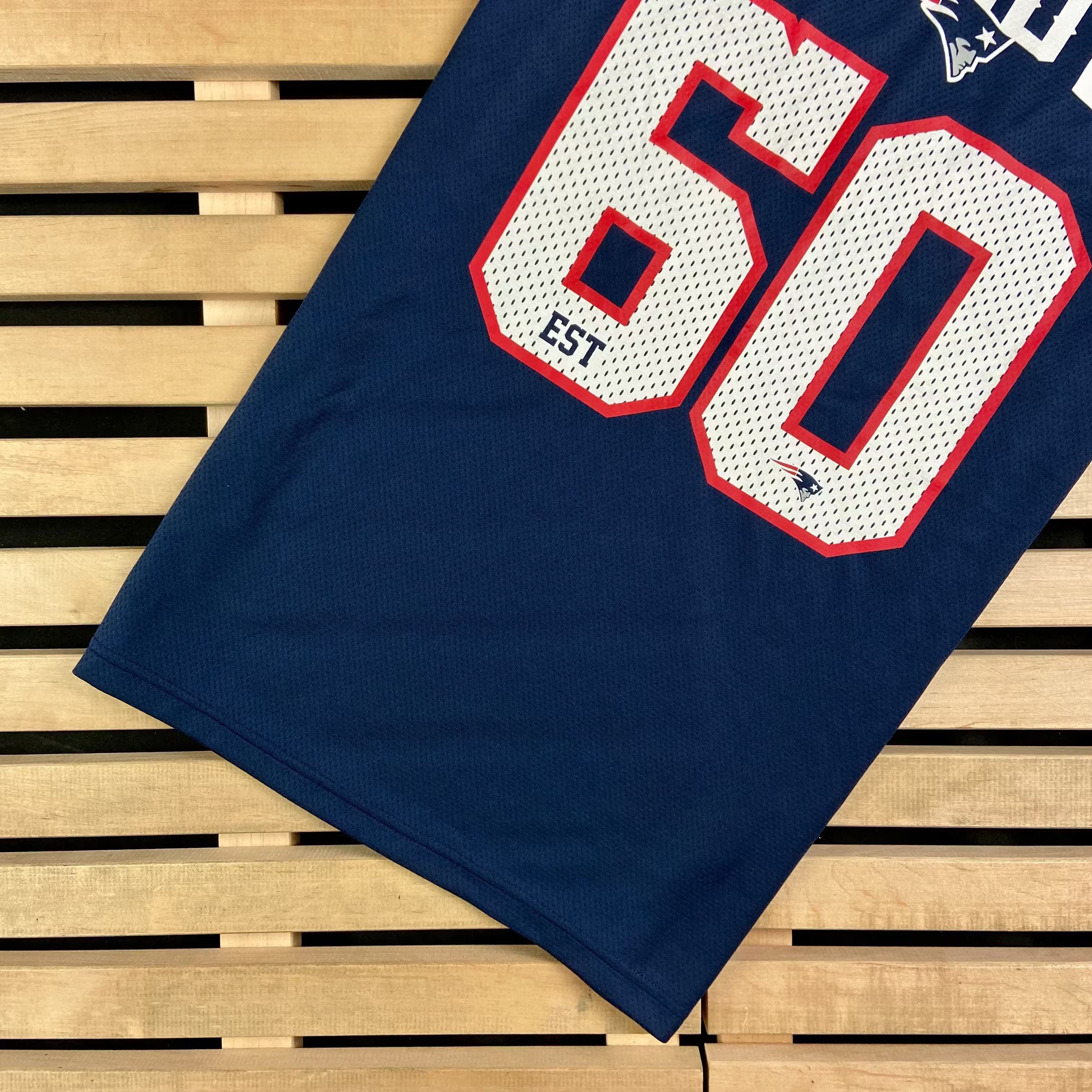 NFL × New Era Mens Jersey NFL New Era Patriots 60 Size S Size US S / EU 44-46 / 1 - 3 Thumbnail