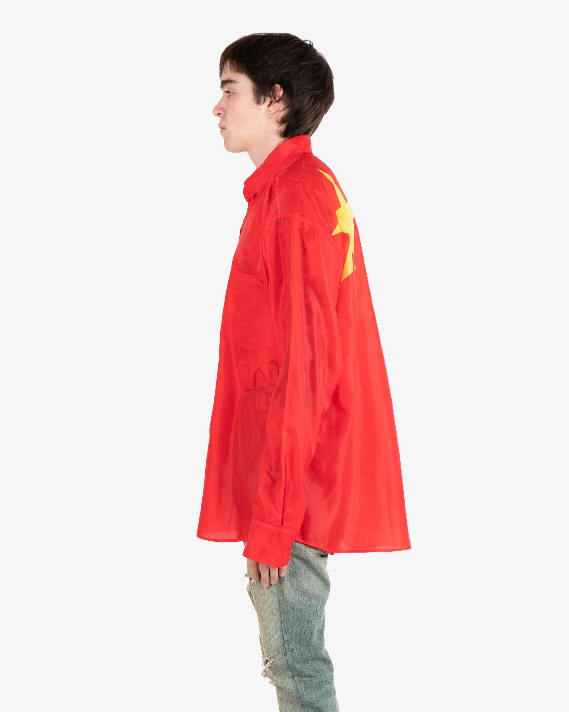 Vetements SS19 China Flag Shirt Sample Size US M / EU 48-50 / 2 - 7 Thumbnail