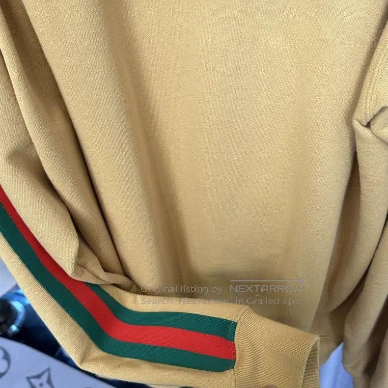 Gucci Gucci Yellow hooded zippered sweatshirt jacket Size US XXL / EU 58 / 5 - 6 Thumbnail