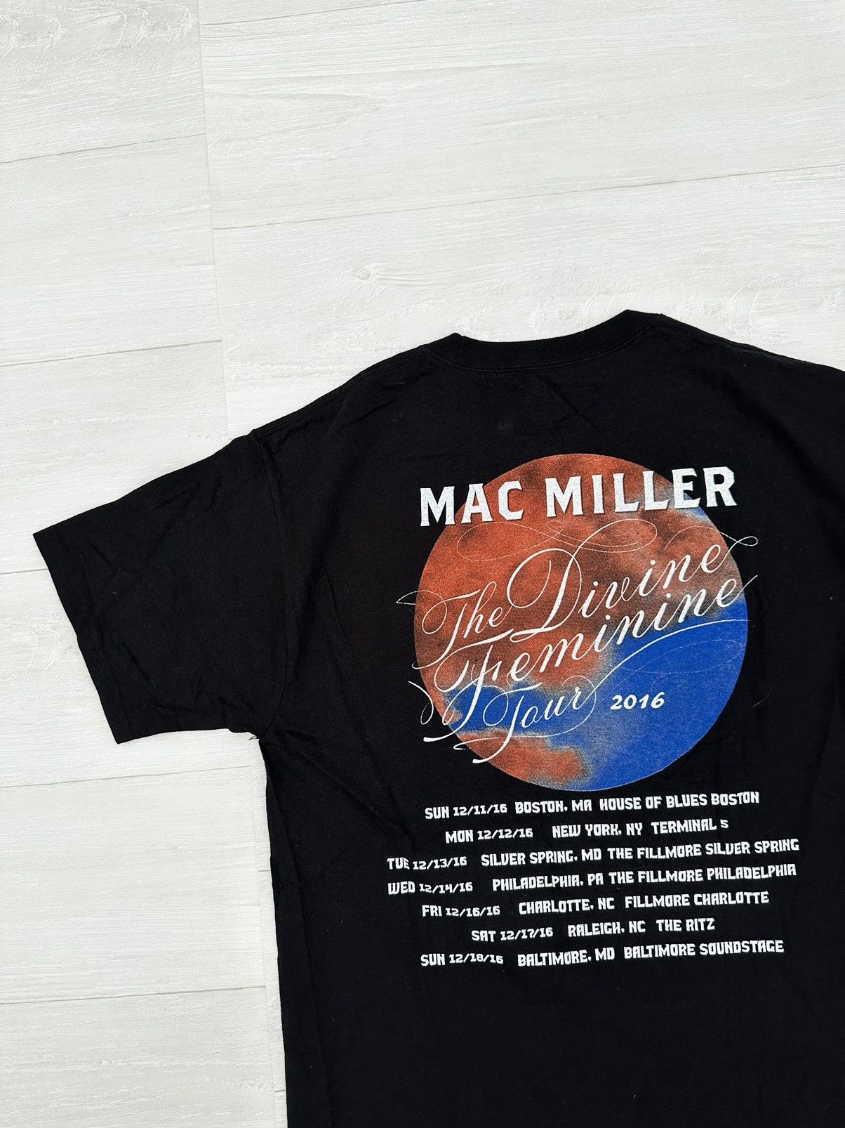 Mac Miller RARE Mac Miller 2016 The Divine Feminine Tour Concert Tee Size US M / EU 48-50 / 2 - 5 Thumbnail