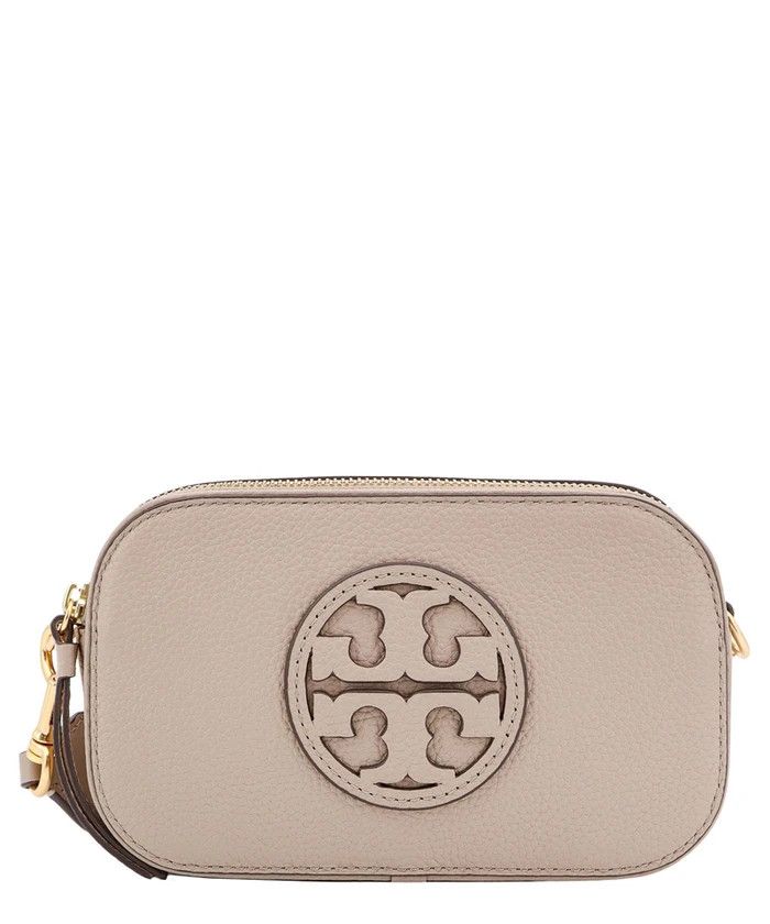 Tory Burch o1s22i1n1024 Size: OS / Miller Mini Crossbody Bag in Beige Size ONE SIZE - 1 Thumbnail