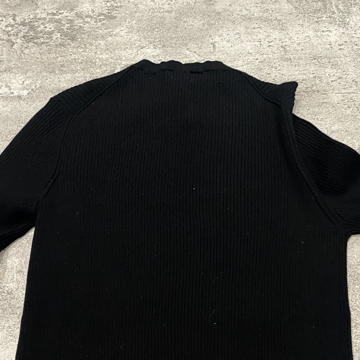 Prada Prada Black Knit Rib Sweater Size XS / US 0-2 / IT 36-38 - 4 Thumbnail