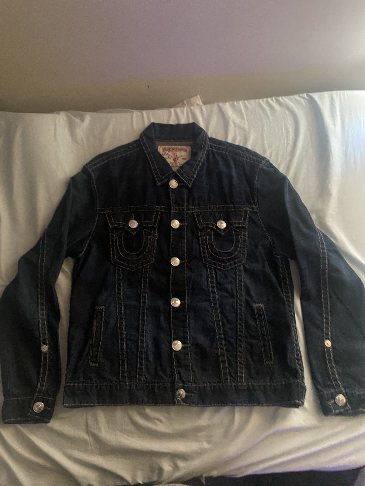 True Religion True Religion Trucker Denim Jacket Size US XL / EU 56 / 4 - 2 Thumbnail