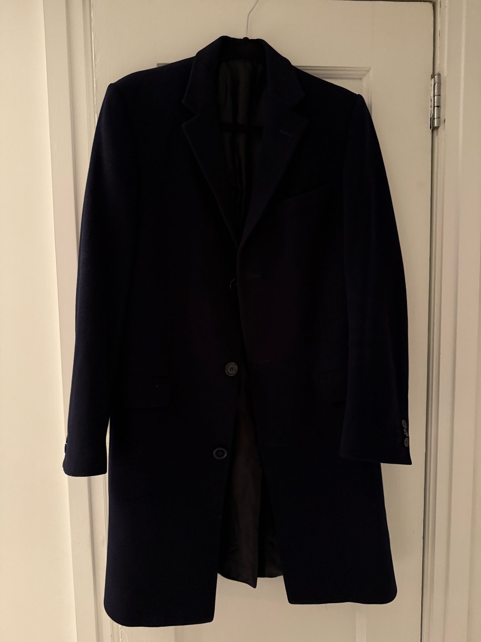 Loro Piana International Coat Trench Superfine Wool - Navy Size US M / EU 48-50 / 2 - 7 Thumbnail