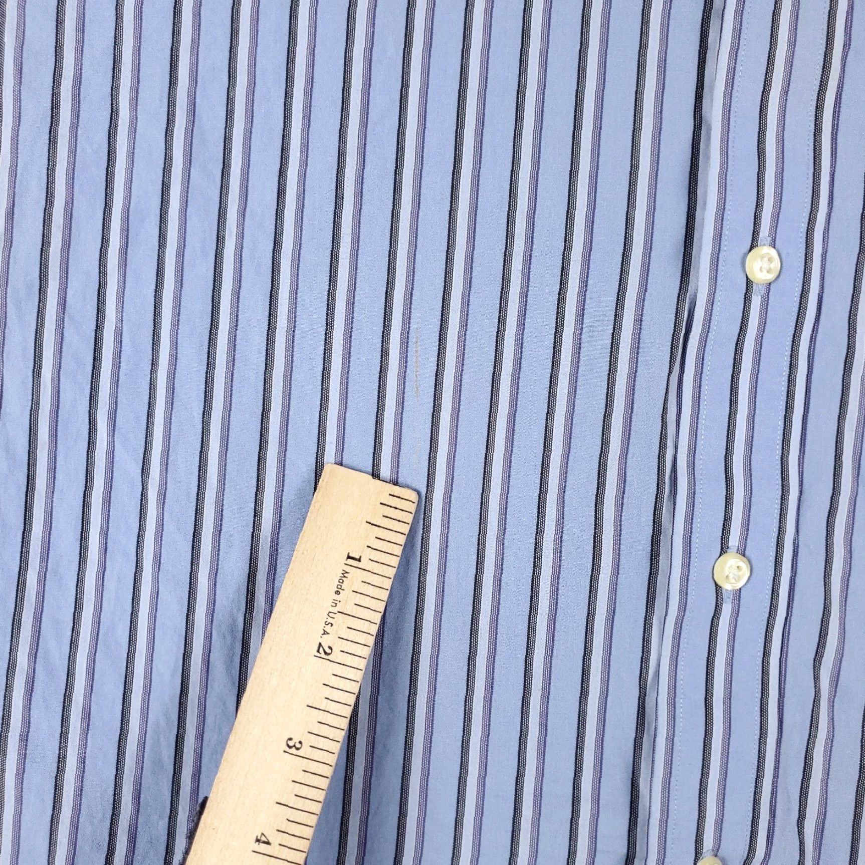 Tommy Hilfiger Tommy Hilfiger Blue Striped Button-Up Shirt Men’s XL Long Sleeve Casual Preppy Size US XL / EU 56 / 4 - 5 Thumbnail