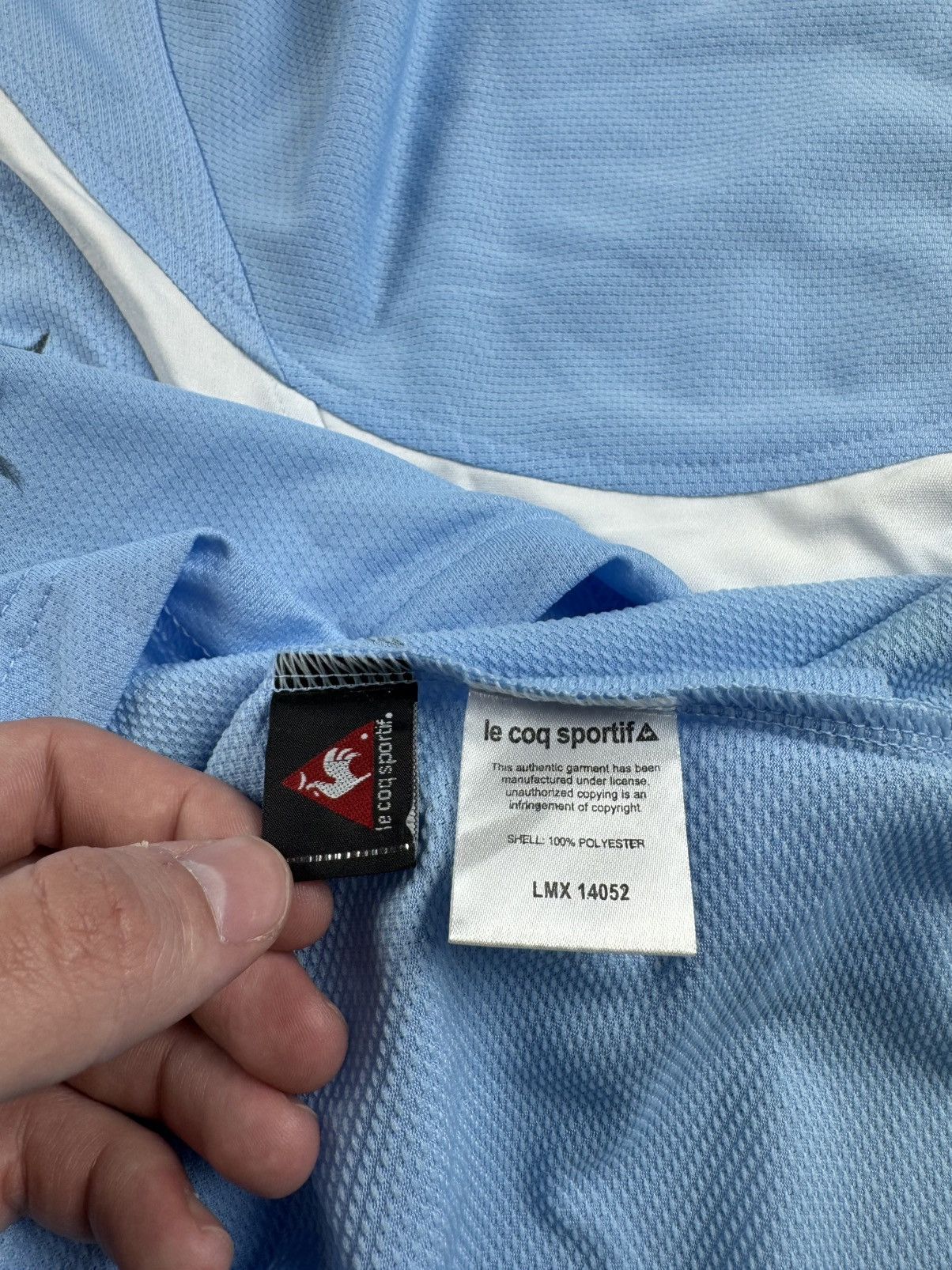 Le Coq Sportif Manchester City 2008/2009 All Squad Autographed Jersey Shirt Size US XL / EU 56 / 4 - 21 Thumbnail