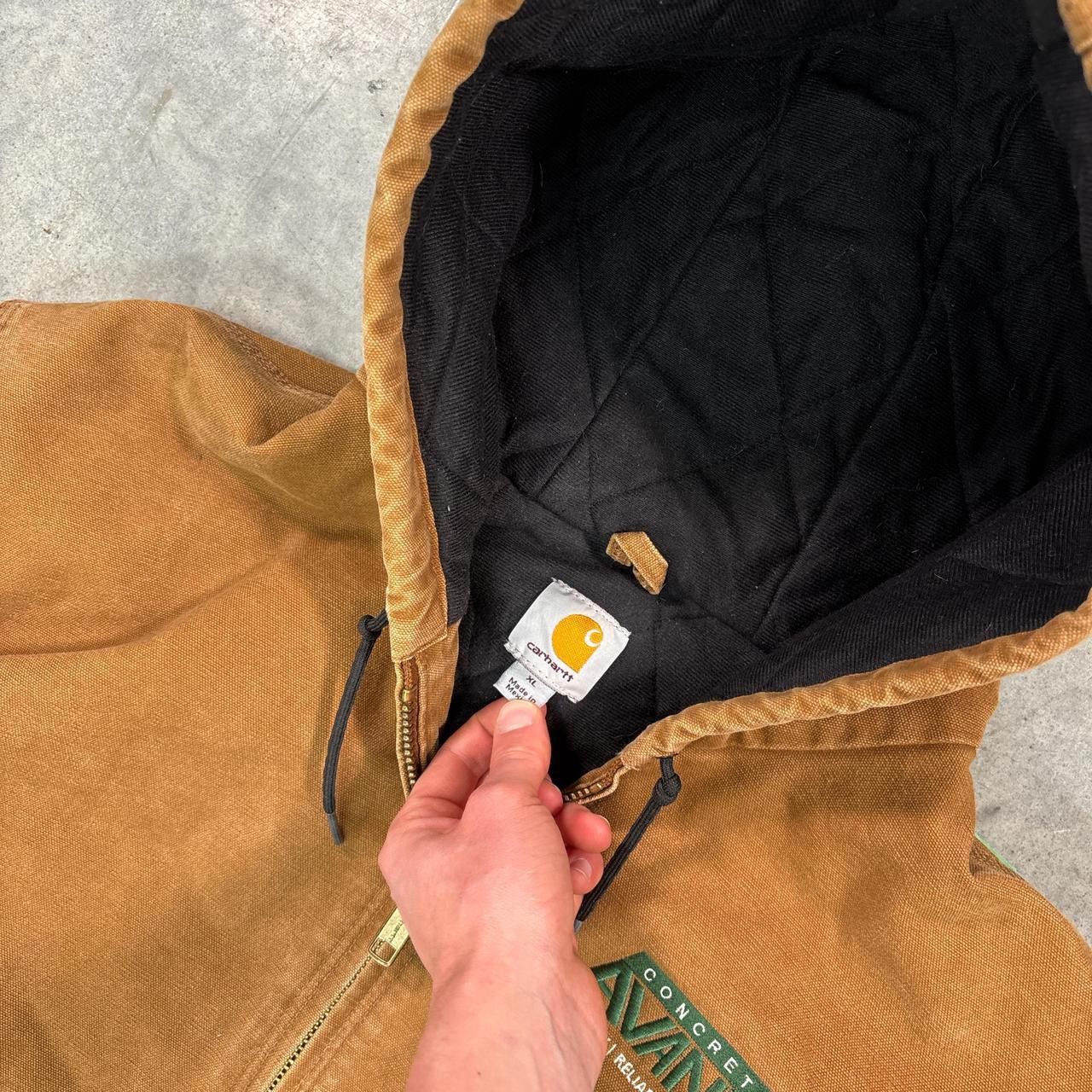 Other Vintage Carhartt Hooded Active Work Wear Jacket Size US XL / EU 56 / 4 - 2 Thumbnail
