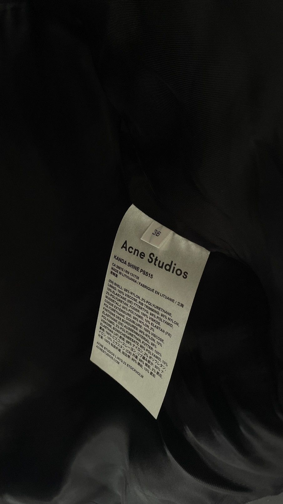 Acne Studios Acne Studios - Kanda Shine SS15 - Flared Skirt Size 25" / US 0 / IT 36 - 4 Thumbnail