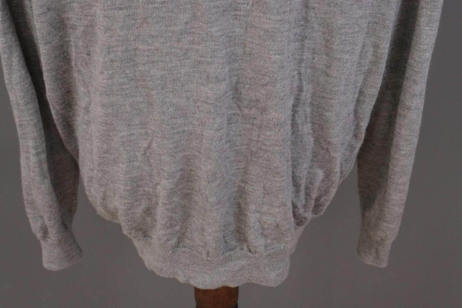 Lacoste Lacoste Gray Wool Knit Cewq Neck Long Sleeve Sweater Size 7 Size US M / EU 48-50 / 2 - 12 Thumbnail