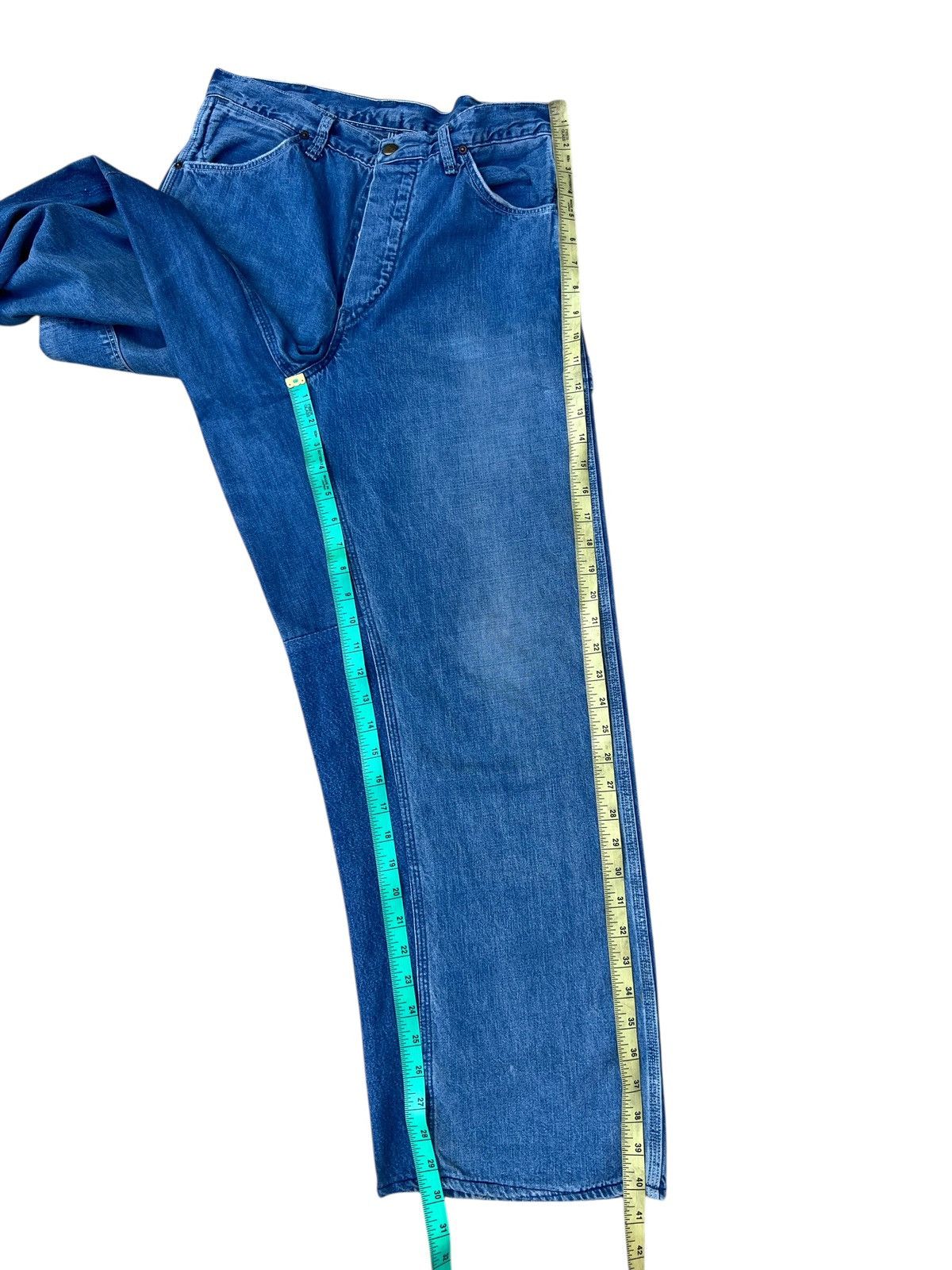 Orslow Orslow X Sunny Side Up Japan Reconstruct Baggy Denim Jeans Size US 30 / EU 46 - 4 Thumbnail