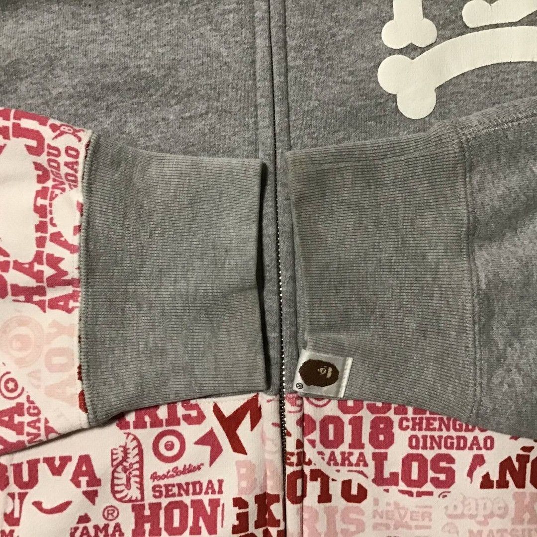 Bape BAPE CITIES CAMO XXV MILO JURASSIC REX FULL ZIP HOODIE APE Size US XL / EU 56 / 4 - 6 Thumbnail
