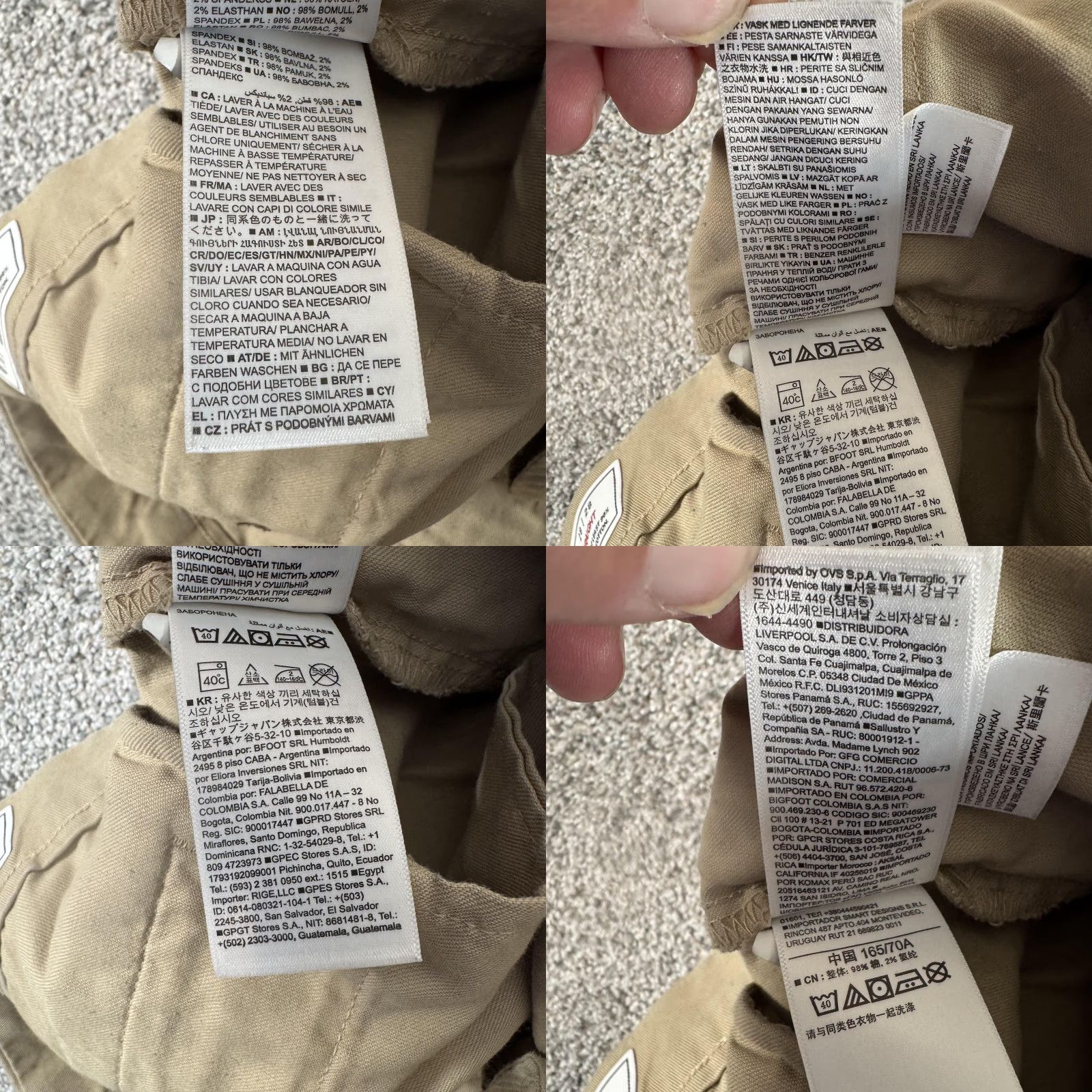 Gap Gap Pants Khaki 28x27.5 Straight Performance Chino Flat Front Regular Mens 28 Inseam 28in Cotton Spandex Stretch Flat Front Pockets Beige Beige Size US 28 / EU 44 - 9 Thumbnail