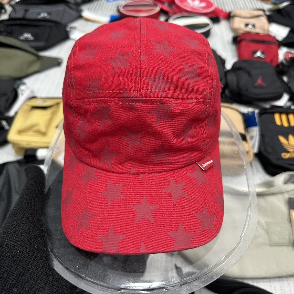 Supreme × Vintage 🔥RARE & HOT ITEM🔥 Vintage Supreme Start Camp Cap Red 2000an Size ONE SIZE - 1 Thumbnail