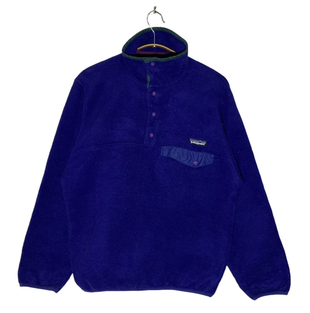 Patagonia Vintage PATAGONIA Synchilla Retro Snap Button Jacket Size US XS / EU 42 / 0 - 1 Thumbnail
