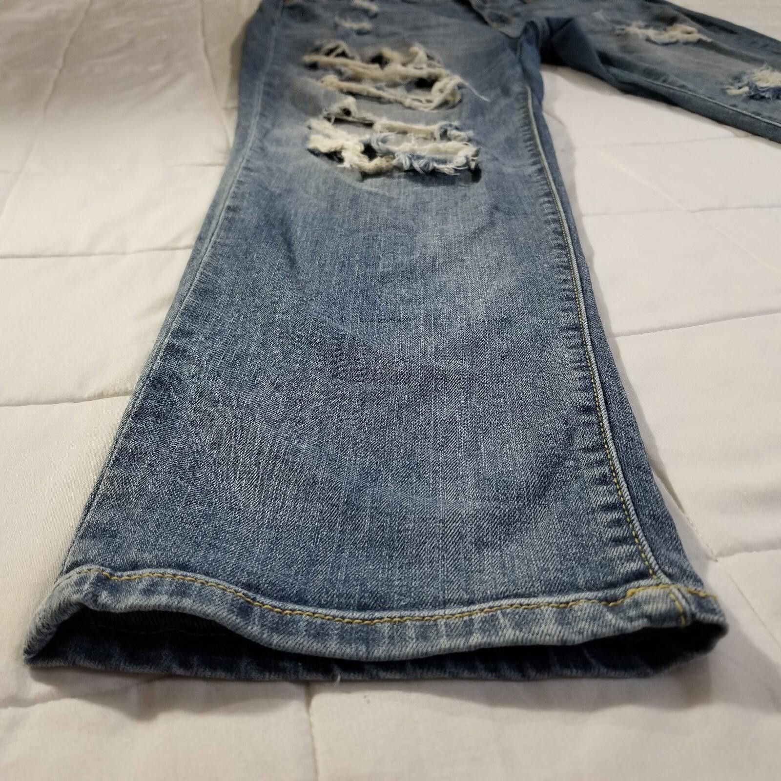 Other Judy Blue Jeans Paint Splatter Boyfriend Fit 15/32 Midrise Size 32" / US 10 / IT 46 - 6 Thumbnail