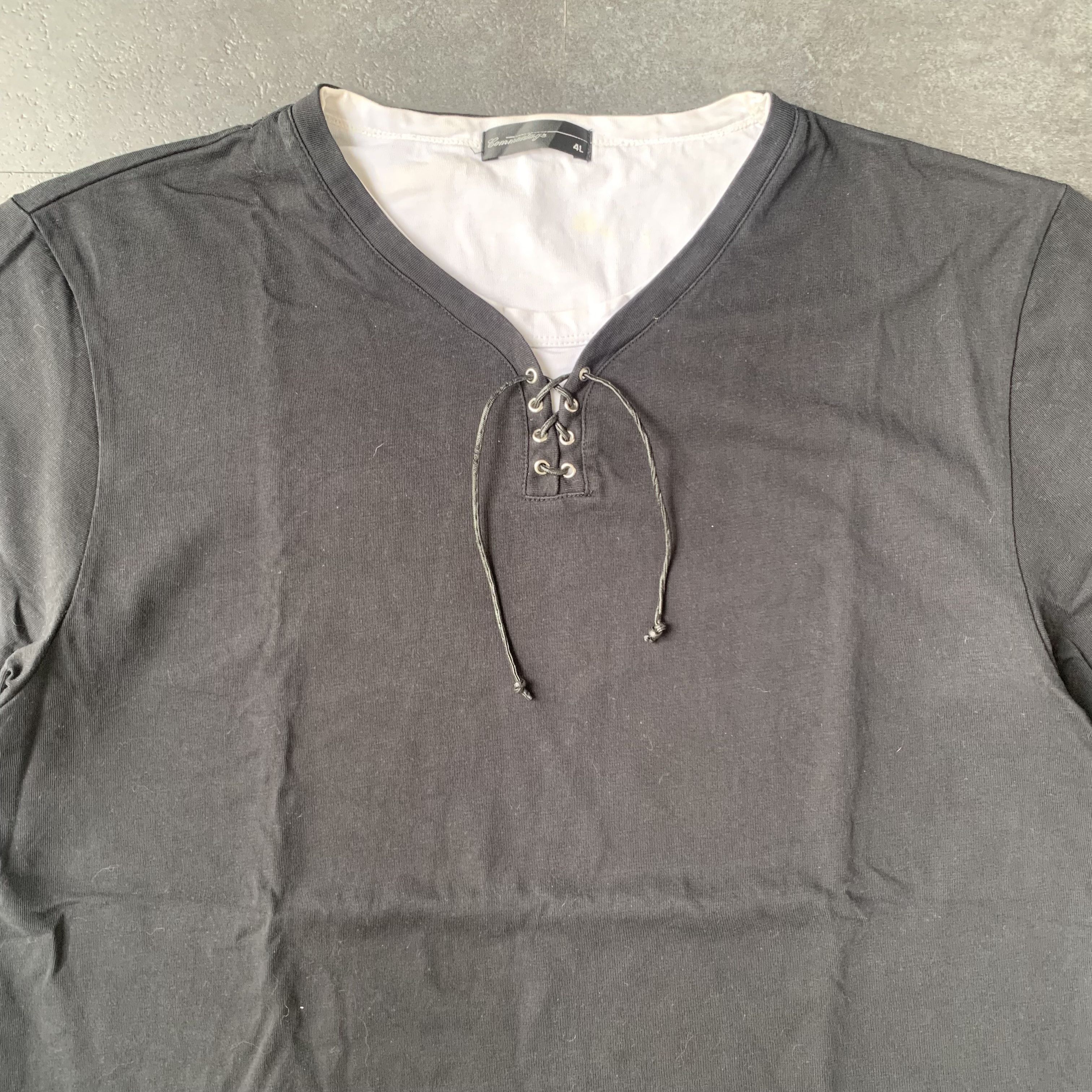 Japanese Brand Commontage Japanese Brand Layered Shirt Y2K Punk Tee Shirt Size US L / EU 52-54 / 3 - 2 Thumbnail