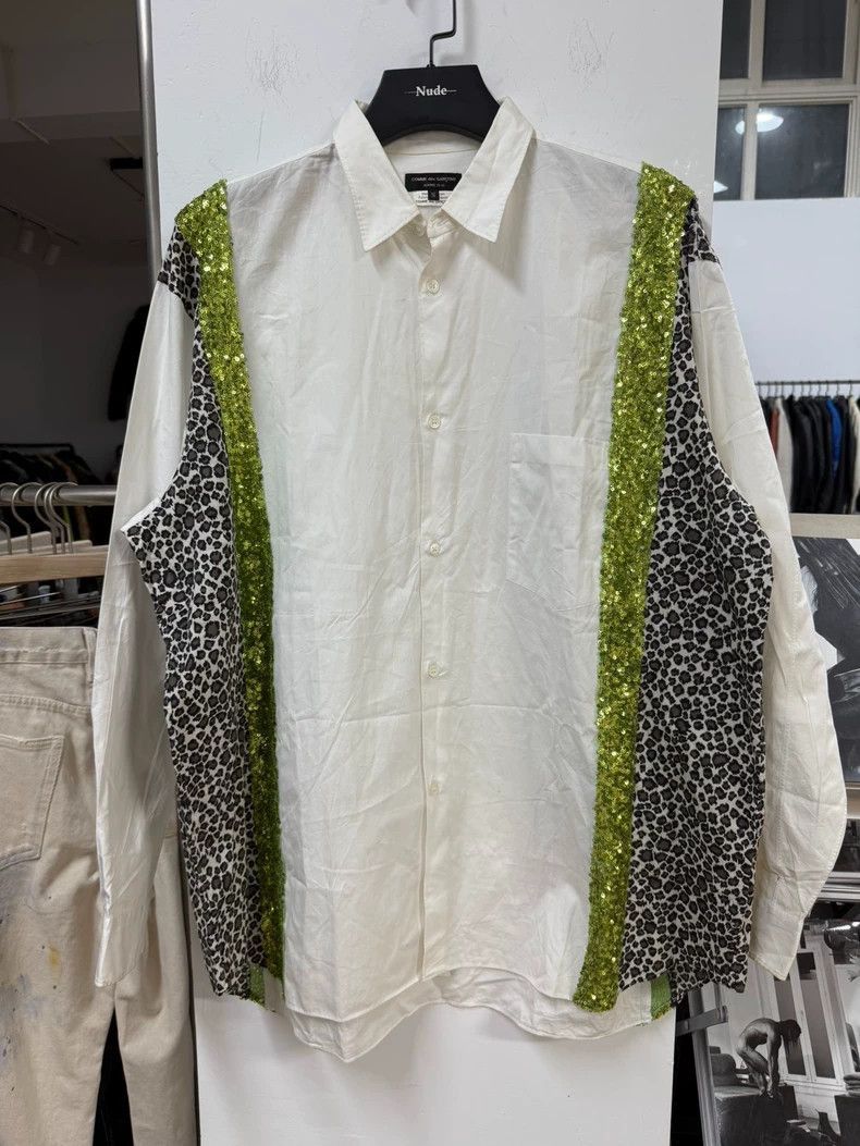 Comme des Garcons Comme des garcons homme plus sequined leopard print shirt 2 Size US M / EU 48-50 / 2 - 1 Thumbnail