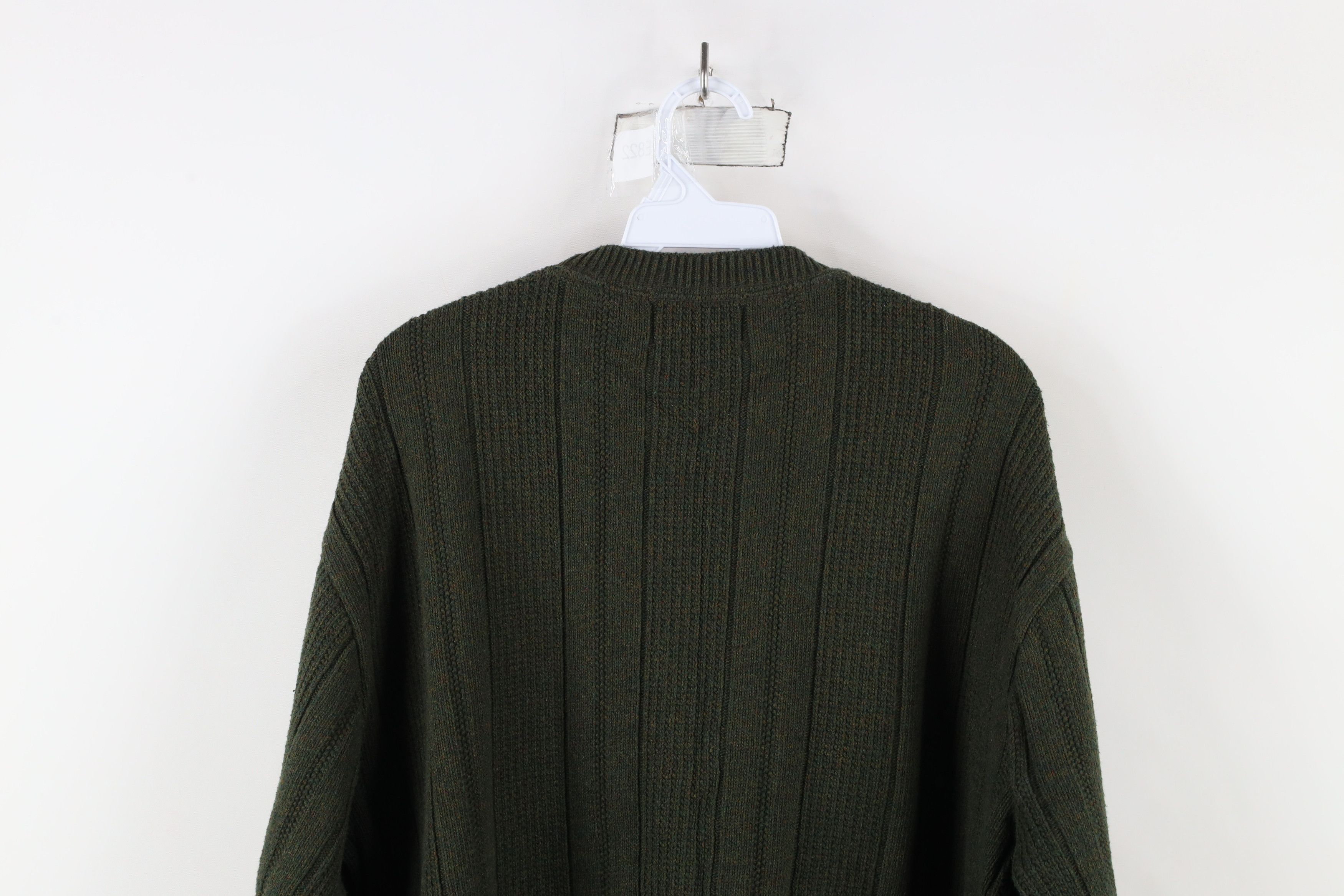 Vintage Vintage 90s Streetwear Fleece Ribbed Knit Crewneck Sweater Size US XL / EU 56 / 4 - 7 Thumbnail
