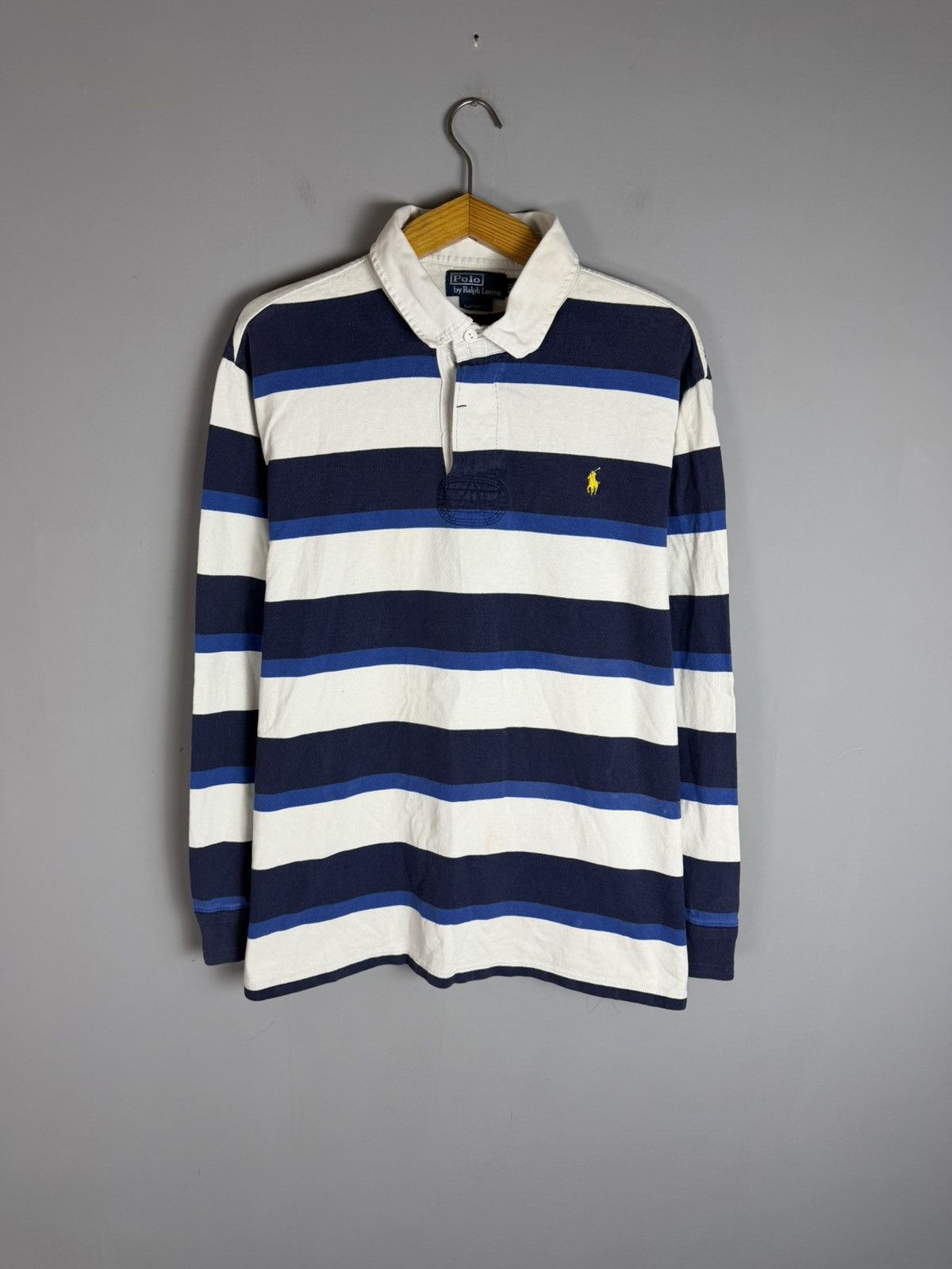 Polo Ralph Lauren Vintage Polo Ralph Lauren rugby long sleeve Size US XXL / EU 58 / 5 - 1 Thumbnail