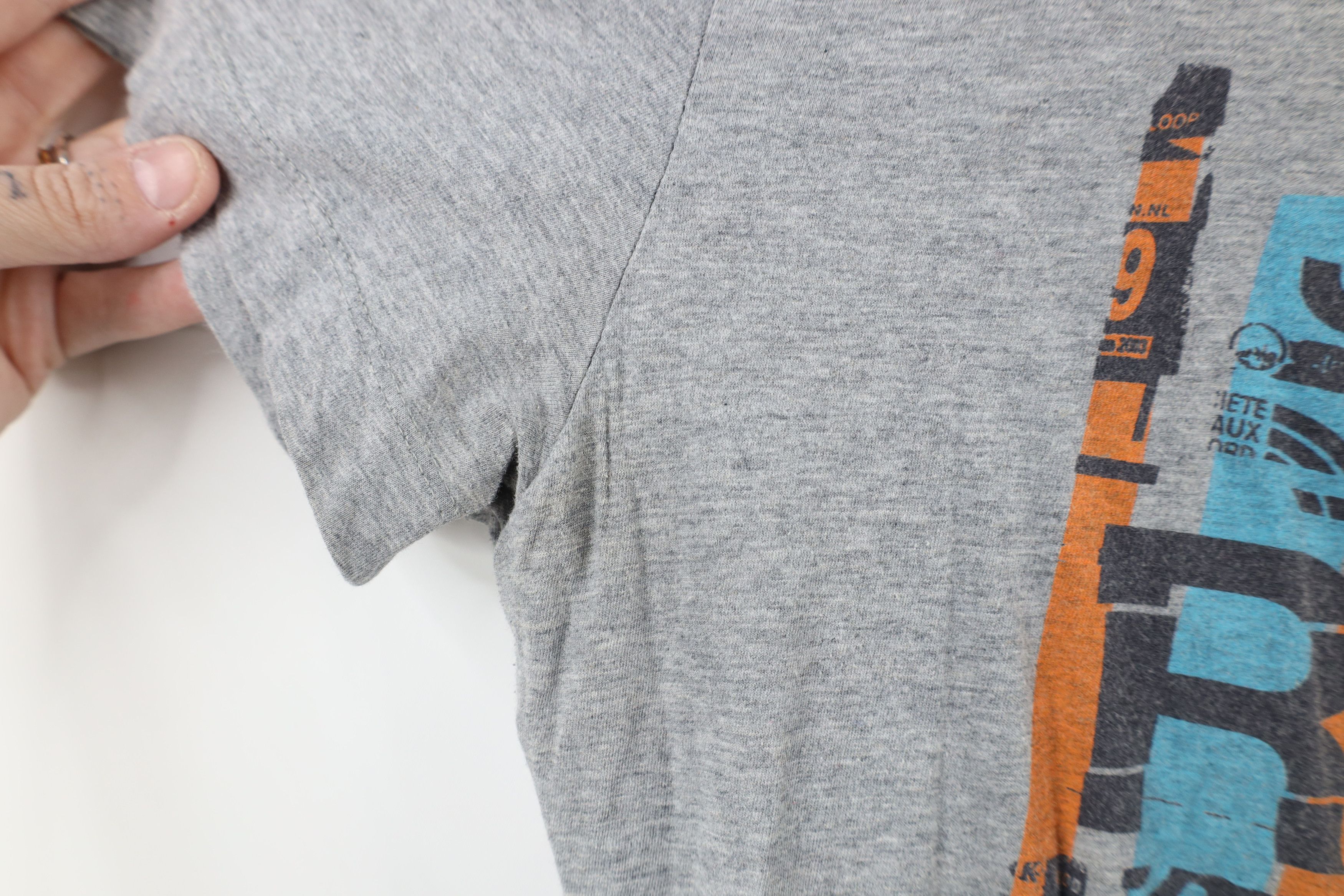 Nike × Vintage Vintage Nike Netherlands For It Short Sleeve T-Shirt Gray Size L / US 10 / IT 46 - 7 Thumbnail