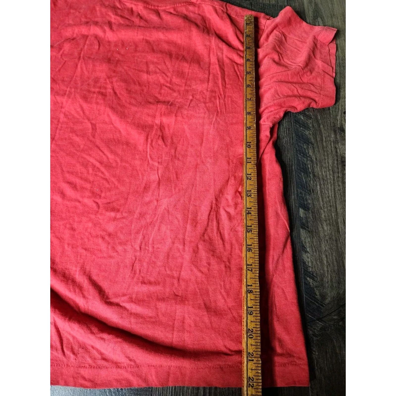Vintage Vintage Men's M Georgia Spellout T-Shirt 1980s Red Crew Neck Short Sleeve All Seasons Size US M / EU 48-50 / 2 - 4 Thumbnail