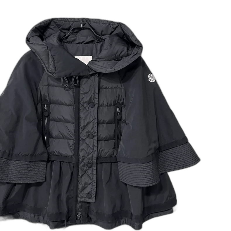Moncler Hooded Cape Puffer Jacket