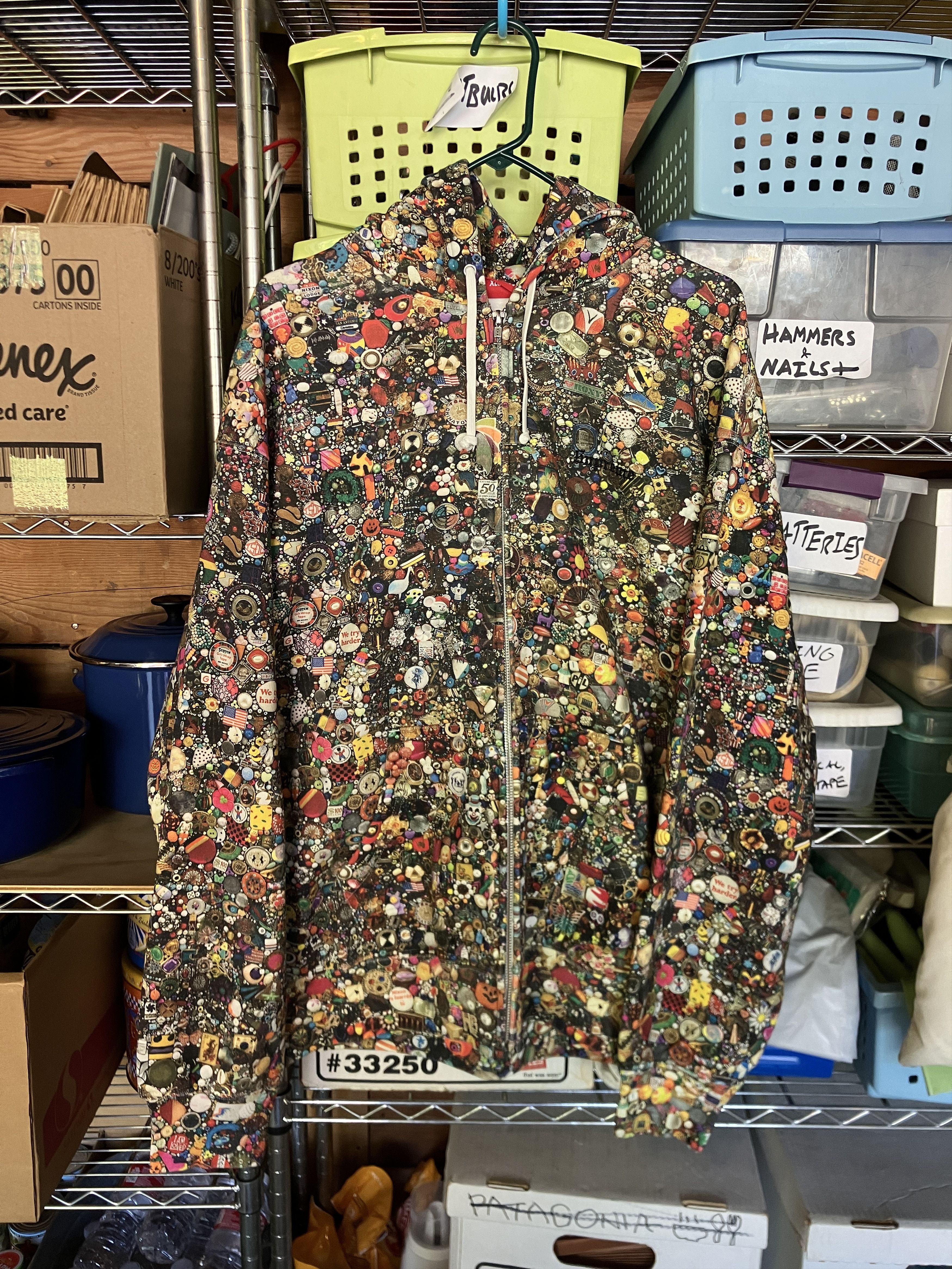 SS26 Supreme / Mike Kelley Zip Up Hooded Sweatshirt - lhstal.pl