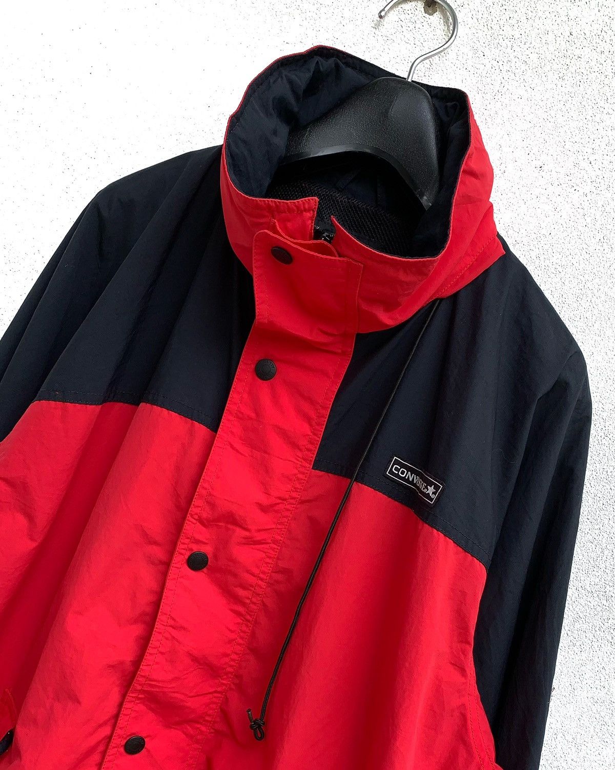 Converse Vintage CONVERSE Zipper Windbreaker Size US L / EU 52-54 / 3 - 3 Thumbnail