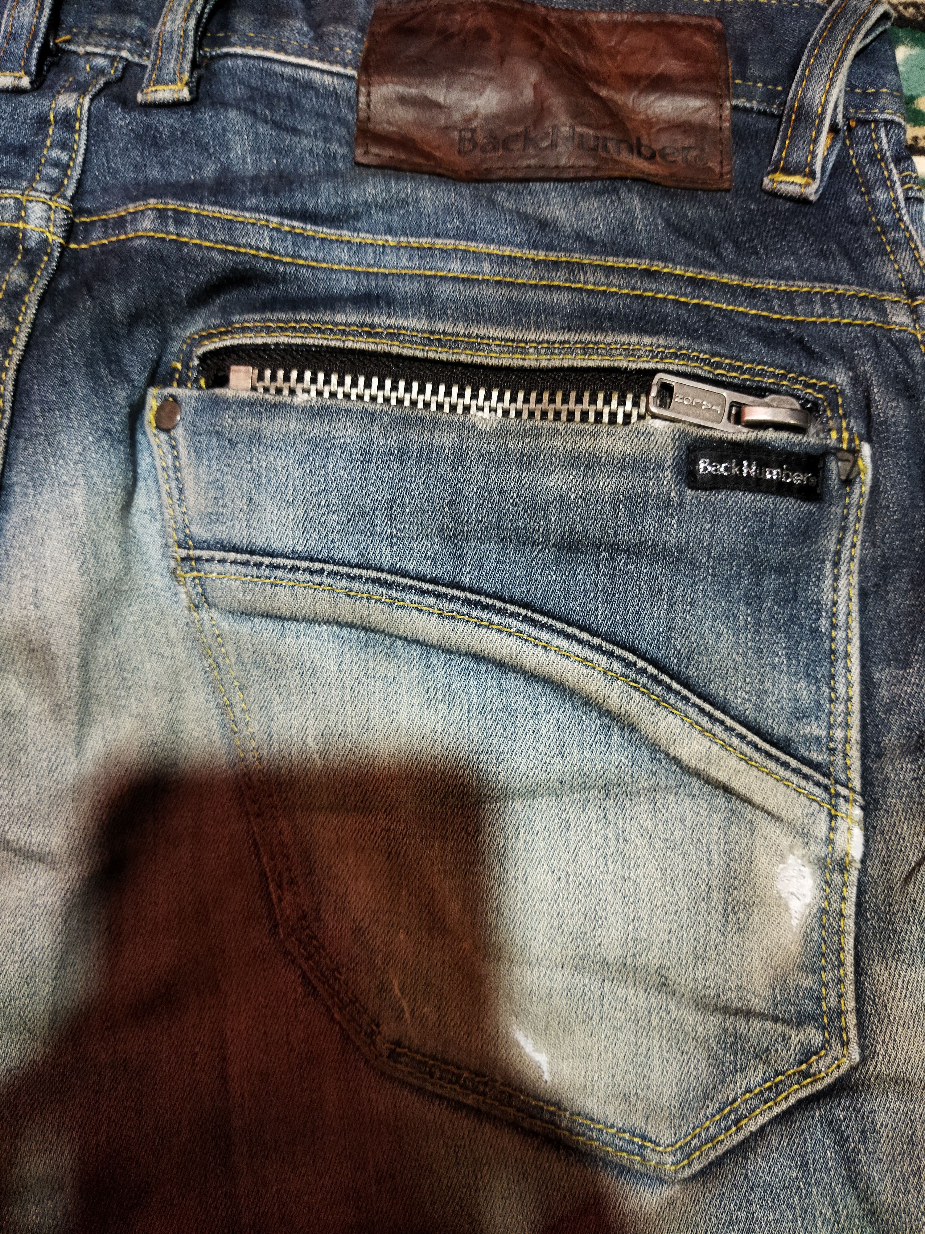 Japanese Brand Back Number Relaxy Jeans Size US 30 / EU 46 - 3 Thumbnail