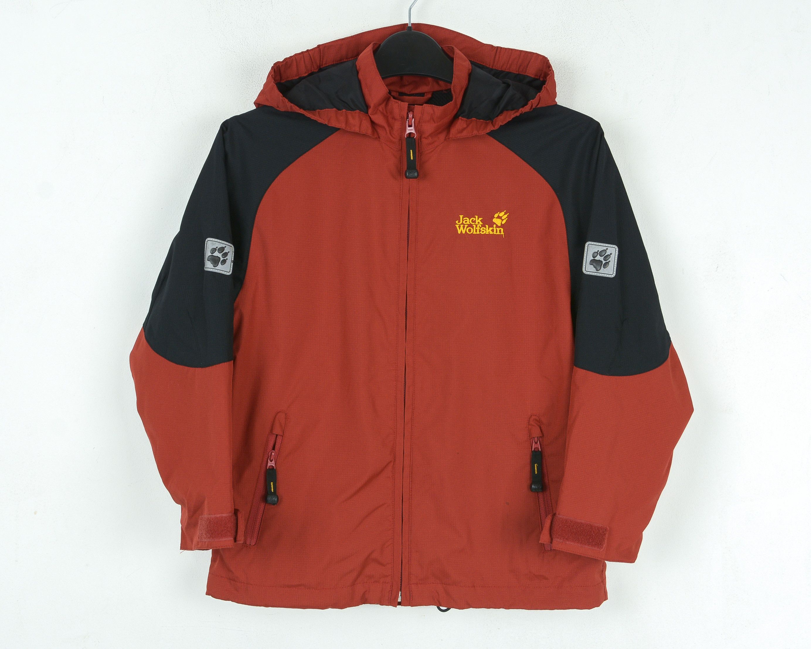 Jack Wolfskin Family KIDS Rain Jacket Hooded Coat Windbreaker Parka Top Size XXS / US 00 / IT 34 - 1 Thumbnail