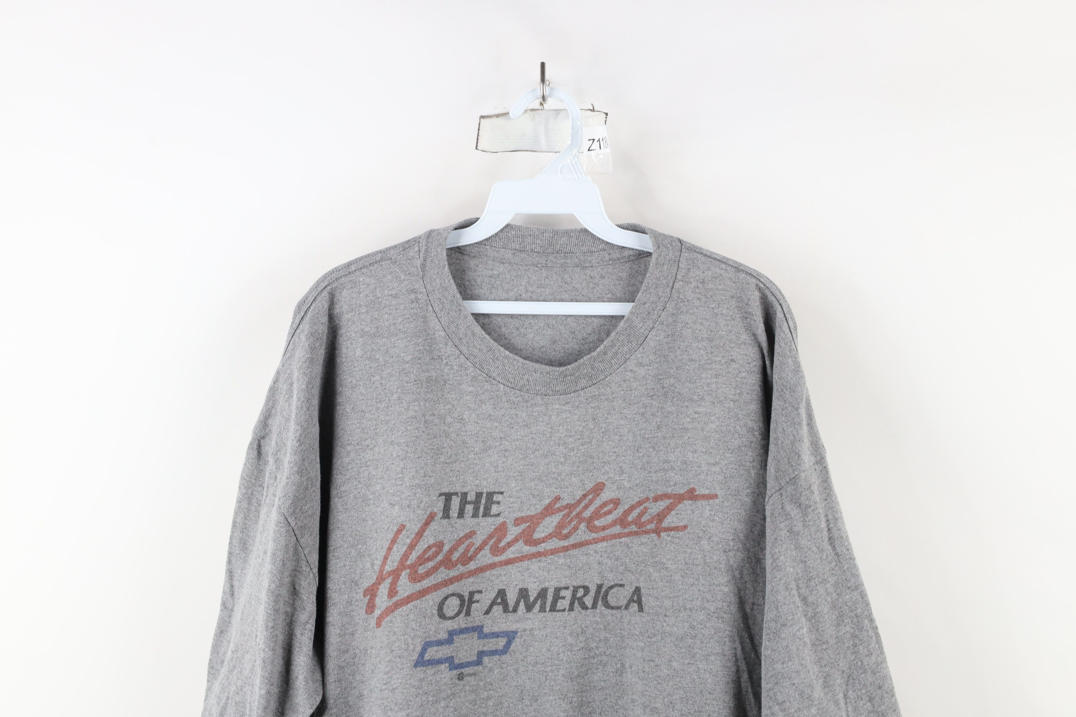 Vintage Vintage 90s Chevrolet Chevy The Heartbeat of America T-Shirt Size US XXL / EU 58 / 5 - 2 Thumbnail
