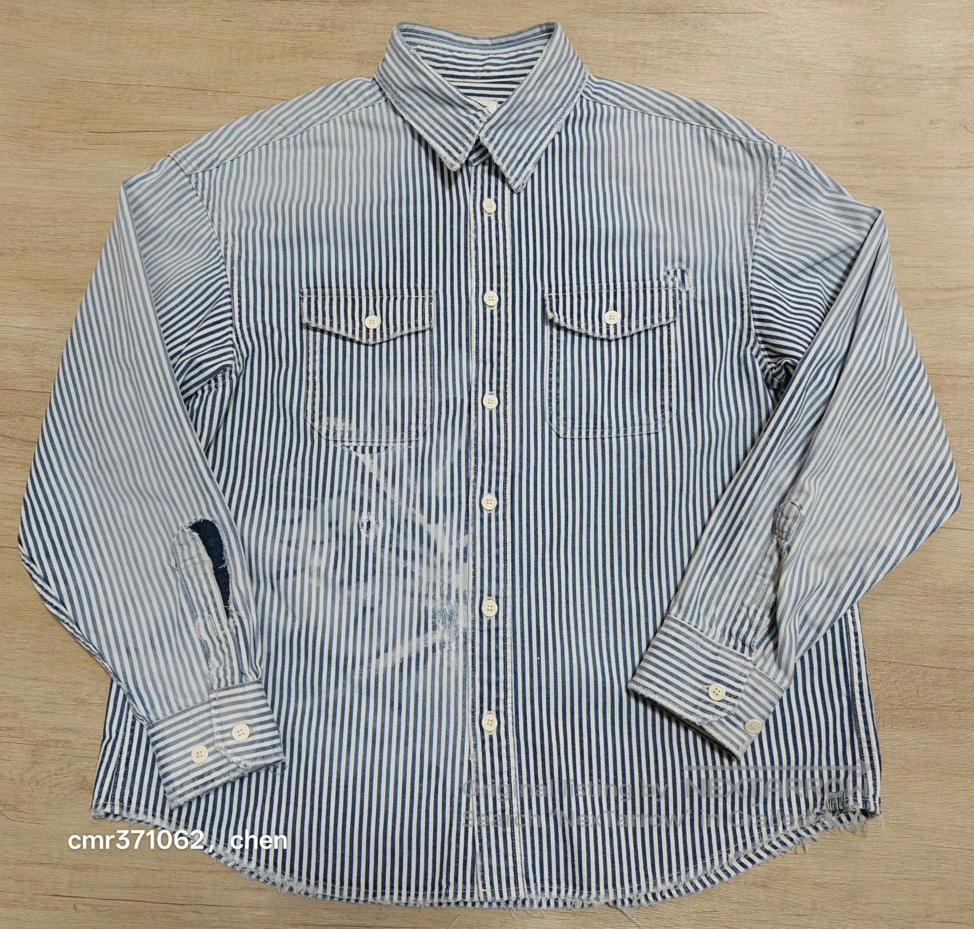 Visvim VISVIM 22SS LUMBER L/S HICKORY CRASH. Size US S / EU 44-46 / 1 - 1 Thumbnail