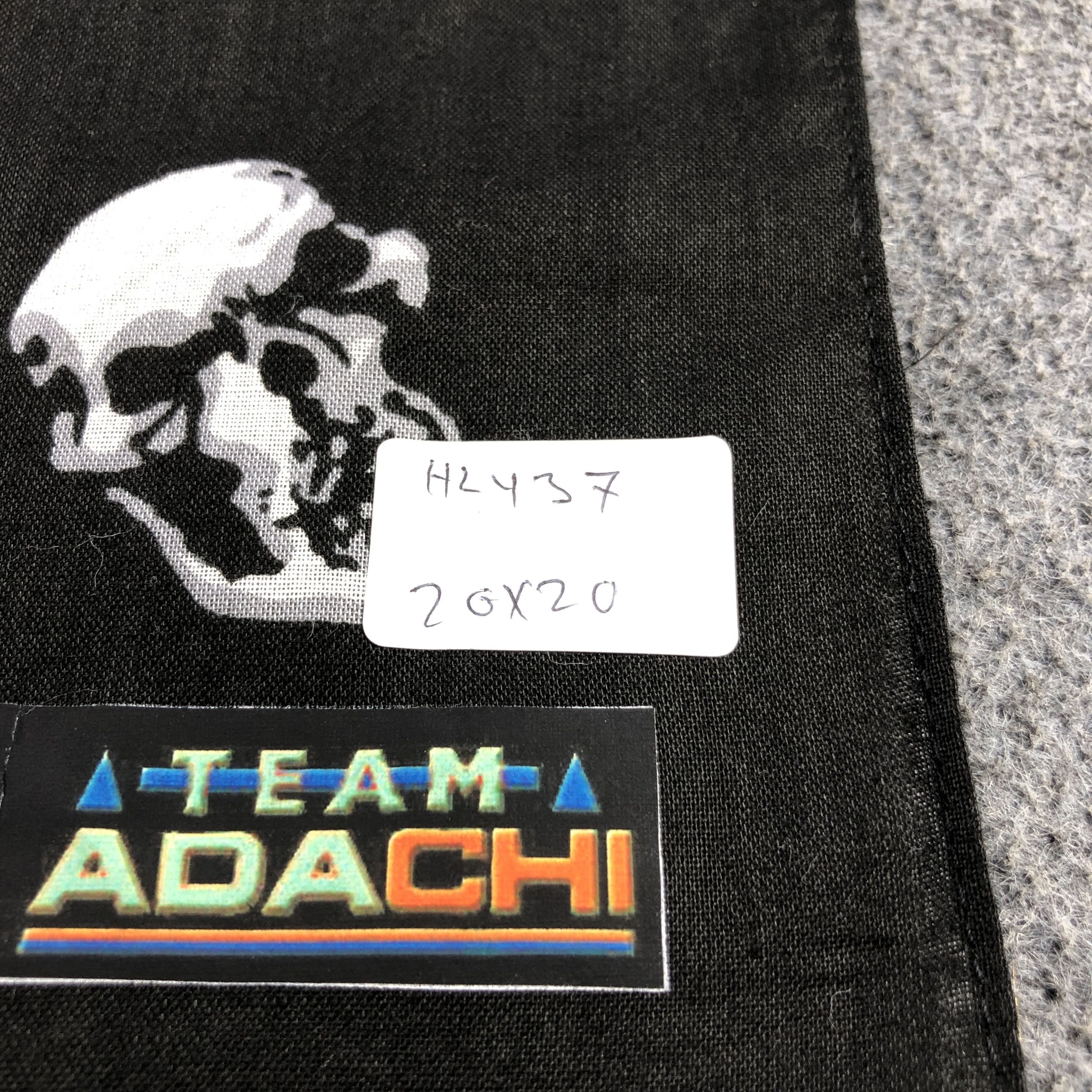 Japanese Brand × Vintage Team Adachi Skulls Bandana Neckerchief Handkerchief H2347 Size ONE SIZE - 5 Thumbnail