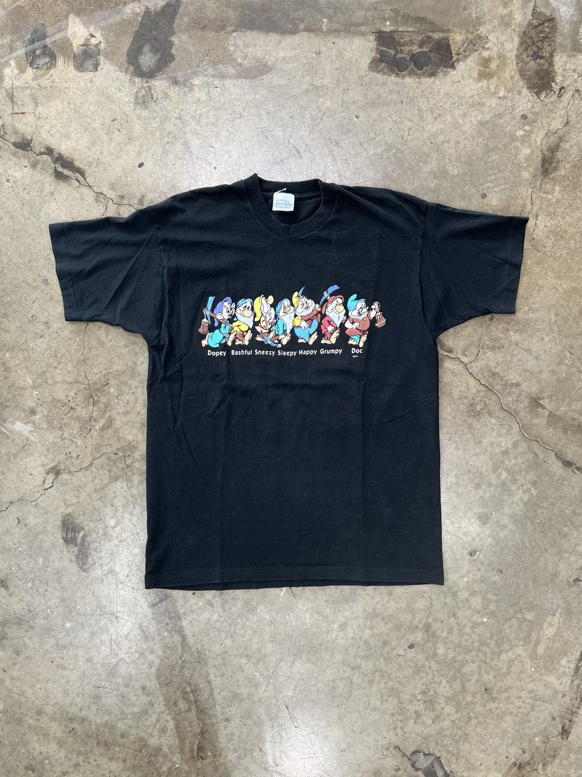 Disney Vintage Disney Snow White Seven Dwarves Dopey Grumpy Tee Size US L / EU 52-54 / 3 - 2 Thumbnail
