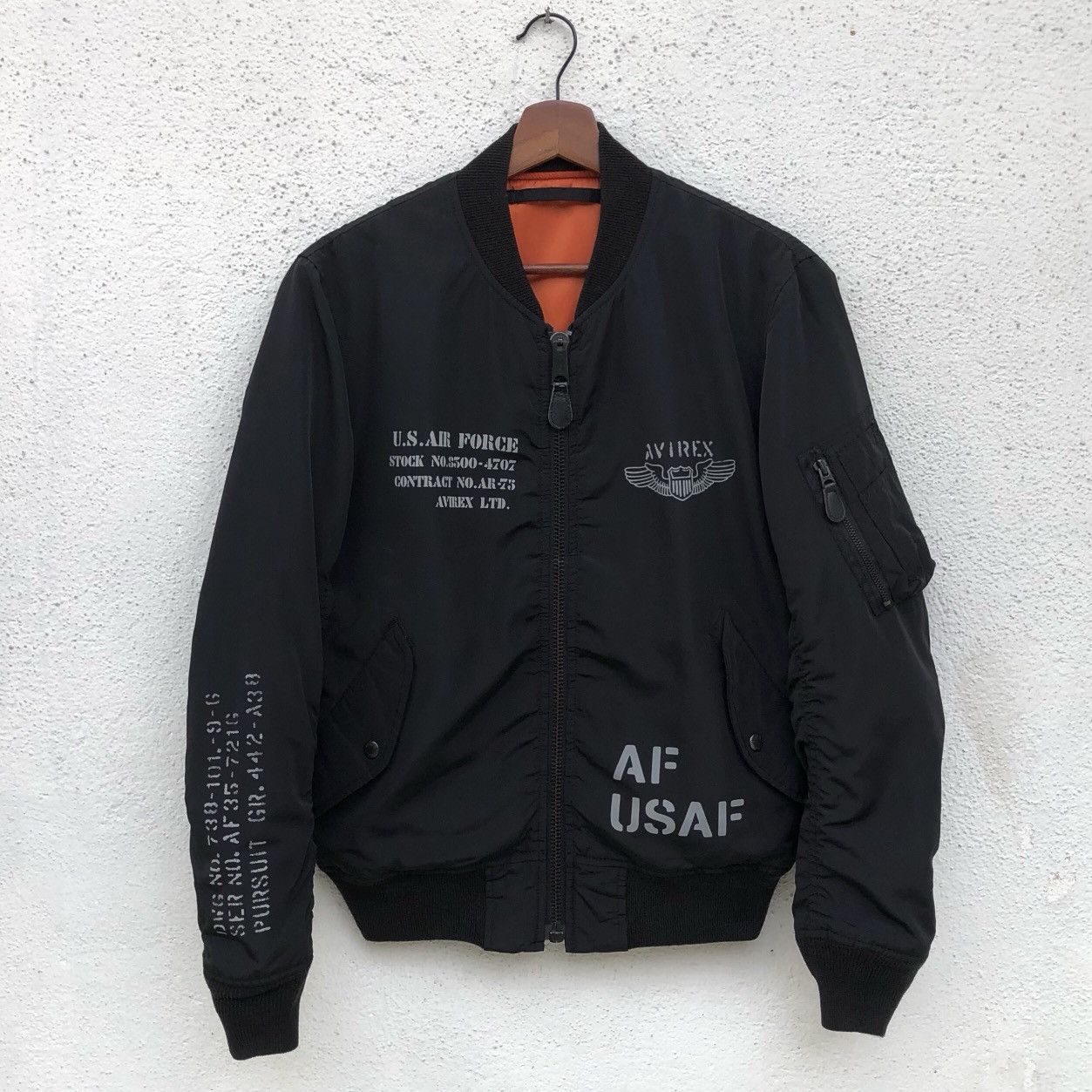 Avirex Avirex U.S.Air Force USAF Ma-1 Flight Bomber Jacket Size US M / EU 48-50 / 2 - 2 Thumbnail