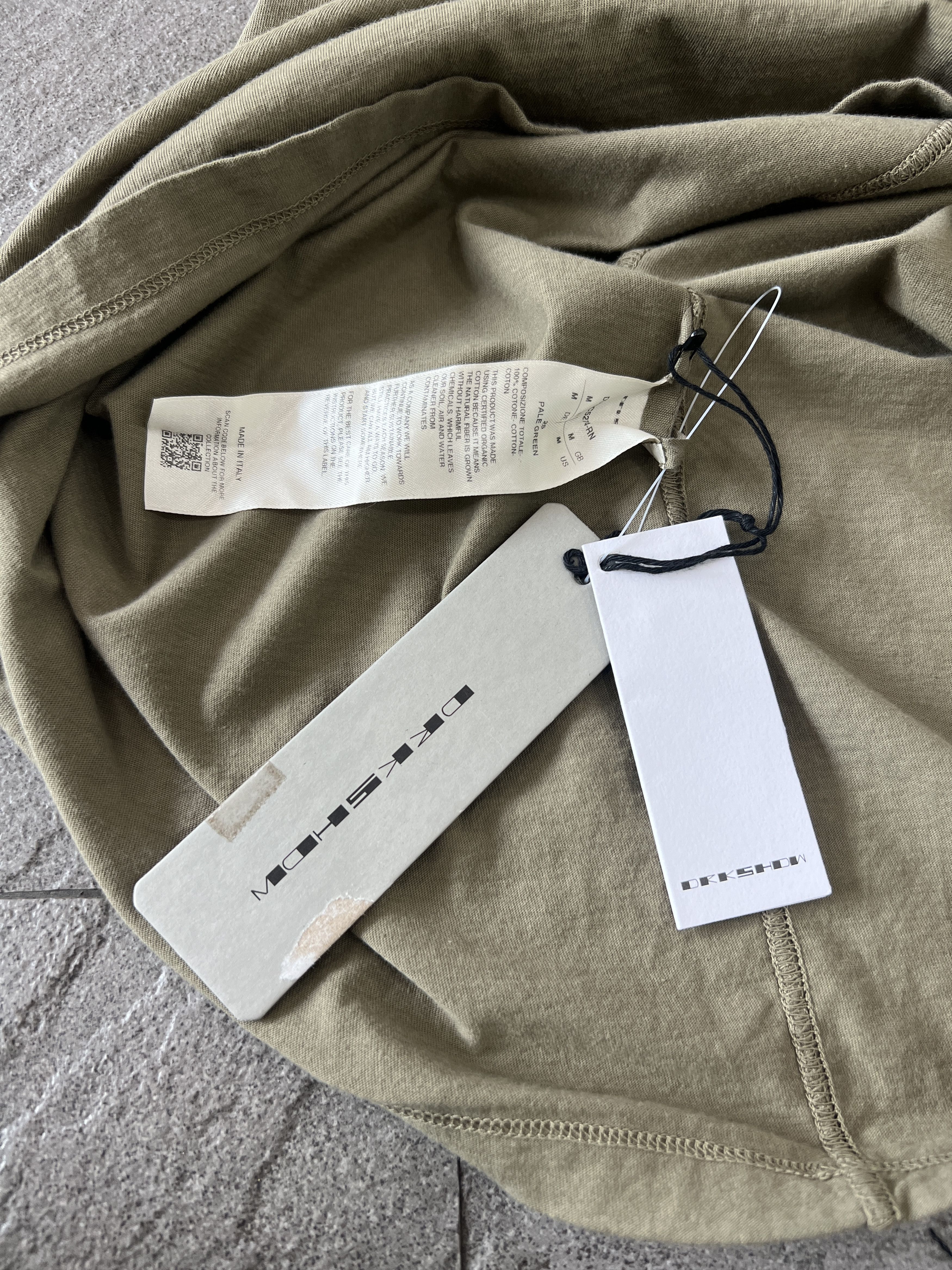 Rick Owens Rick Owens DRKSHDW Jumbo SS Tee Pale Green Size US M / EU 48-50 / 2 - 8 Thumbnail