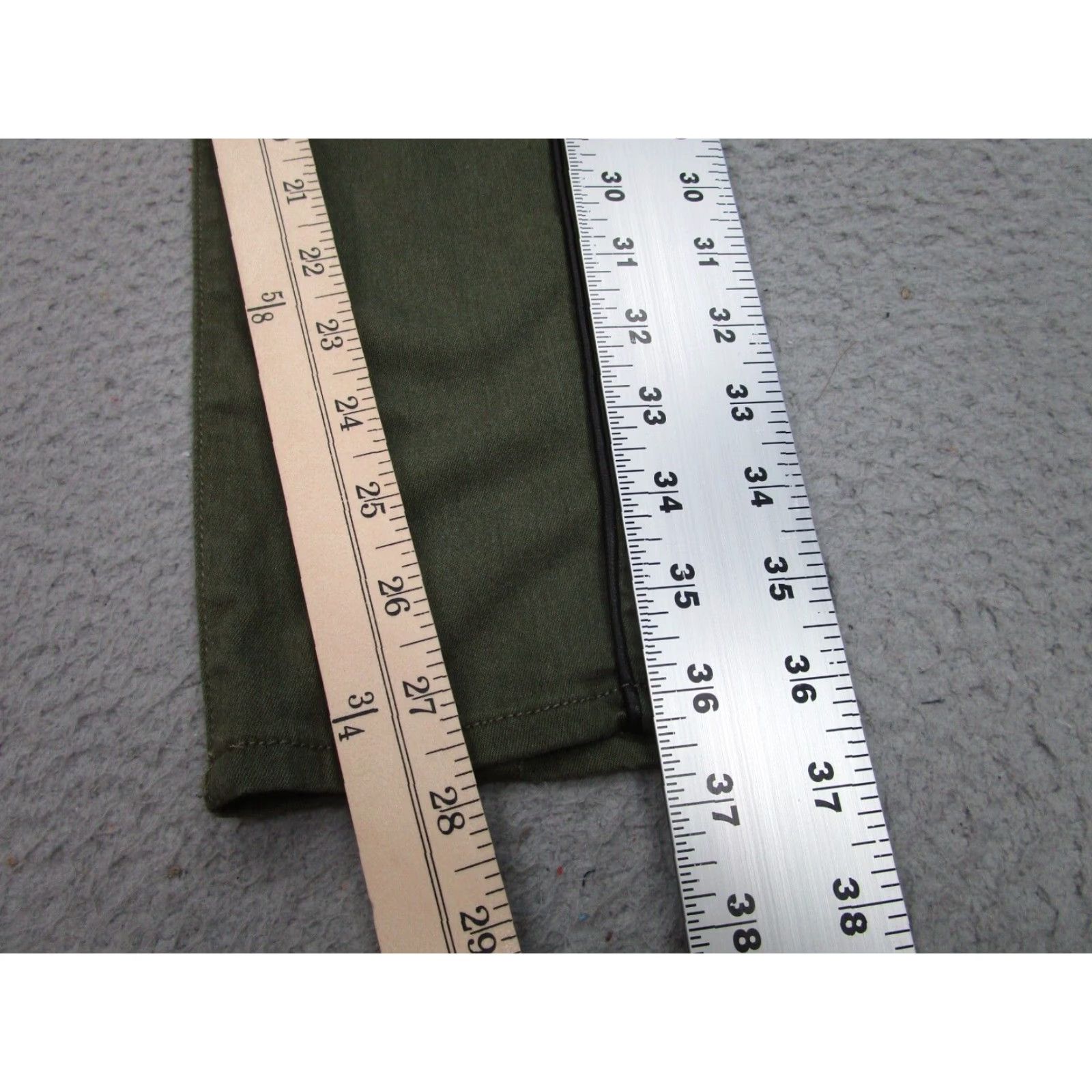 Rag & Bone Rag & Bone Pants Womens 25 Green Army Military Chino Skinny Mid-rise Military Theme Womens 25 Waist 28in Cotton Twill Regular Inseam 28in Size 42" / US 20 - 4 Thumbnail