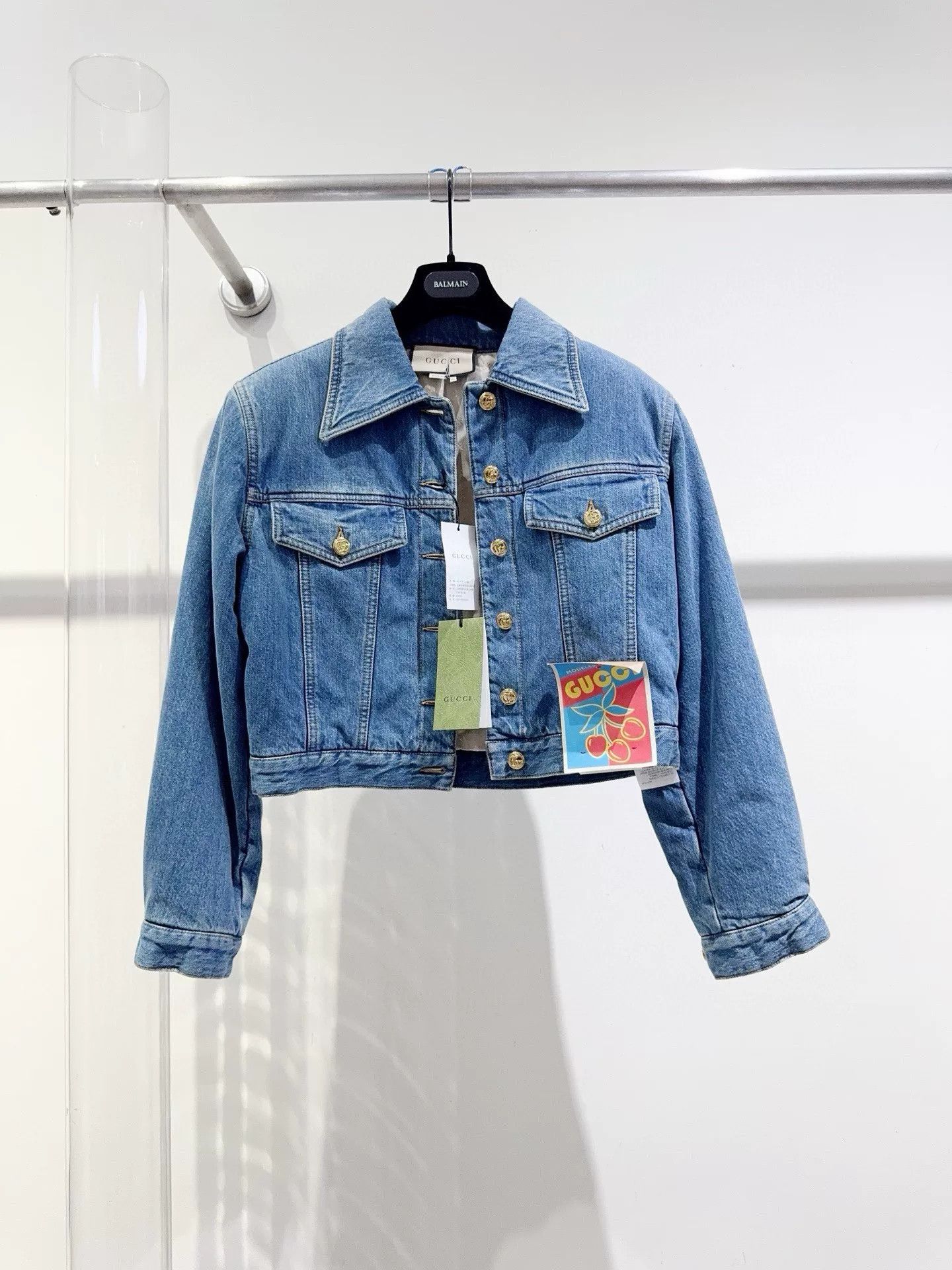 Gucci Gucci Denim Jacket Size XS / US 0-2 / IT 36-38 - 1 Thumbnail