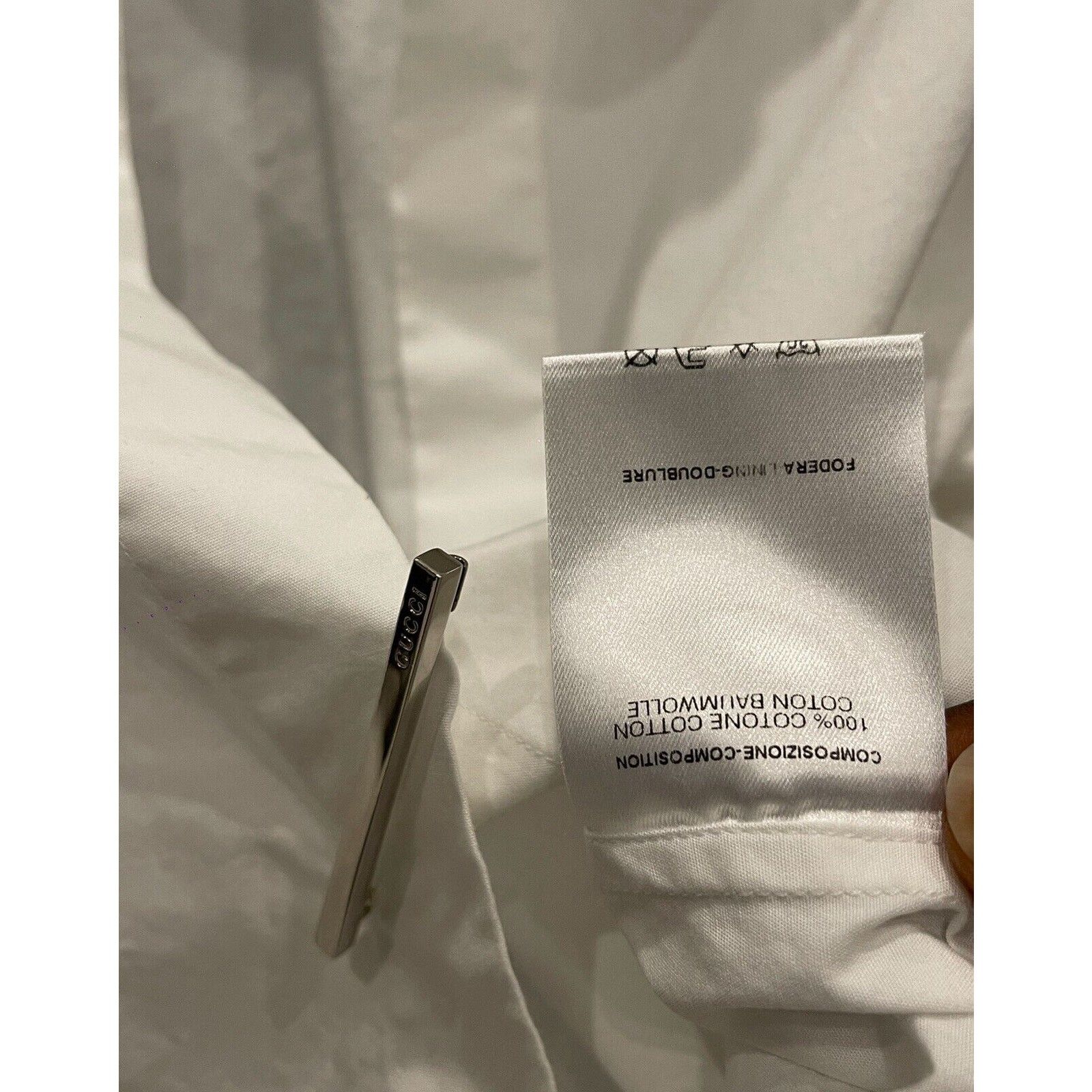 Gucci GUCCI Shirt Long Sleeve Blouse Open Collar Cotton 44 Size M / US 6-8 / IT 42-44 - 9 Thumbnail
