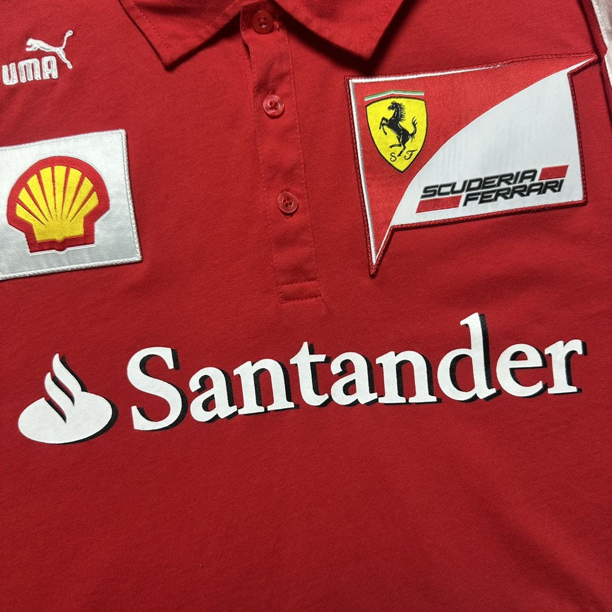 Puma PUMA Men's Sportwear Polo Scuderia Ferrari F1 Team 2013 Size US XL / EU 56 / 4 - 5 Thumbnail