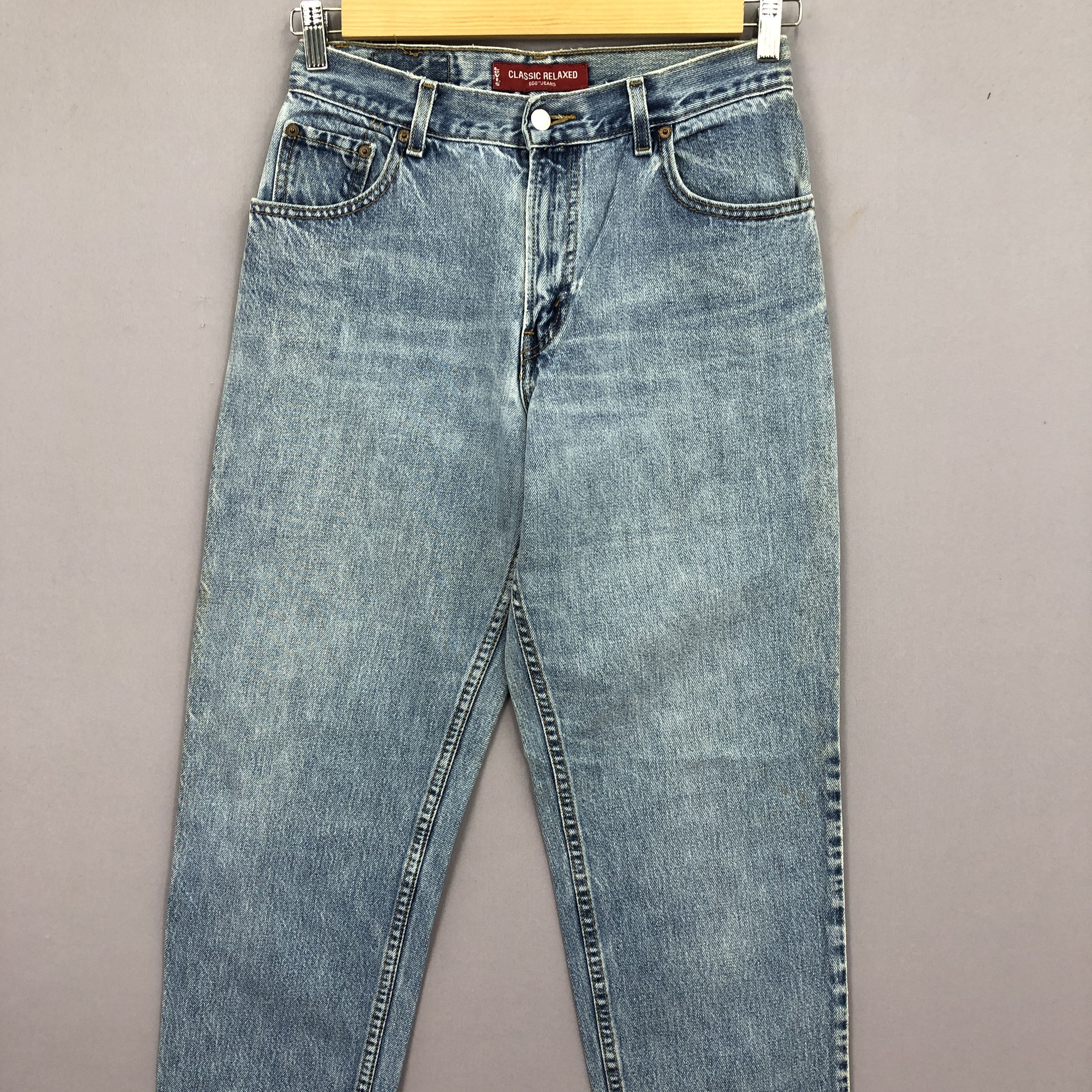 Levi's Vintage Levis 550 Lightwash Jeans Levi's Faded Denim BS47164 Size 28" / US 6 / IT 42 - 3 Thumbnail