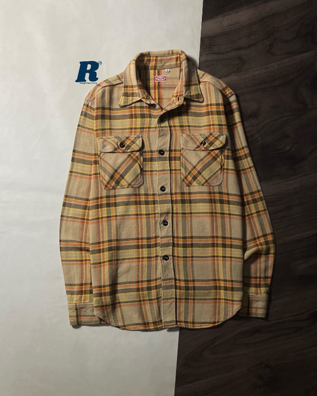 Beams Japan Heavy Flannel Shirt Double Pocket BEAMSWORK JAPAN Size M Size US M / EU 48-50 / 2 - 1 Thumbnail