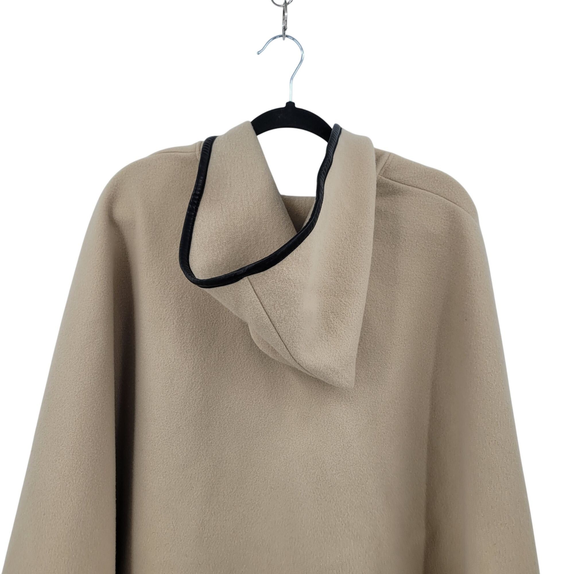 Designer Kenneth Cole New York Beige Hooded Poncho Cape 1X City Chic Size XL / US 12-14 / IT 48-50 - 7 Thumbnail