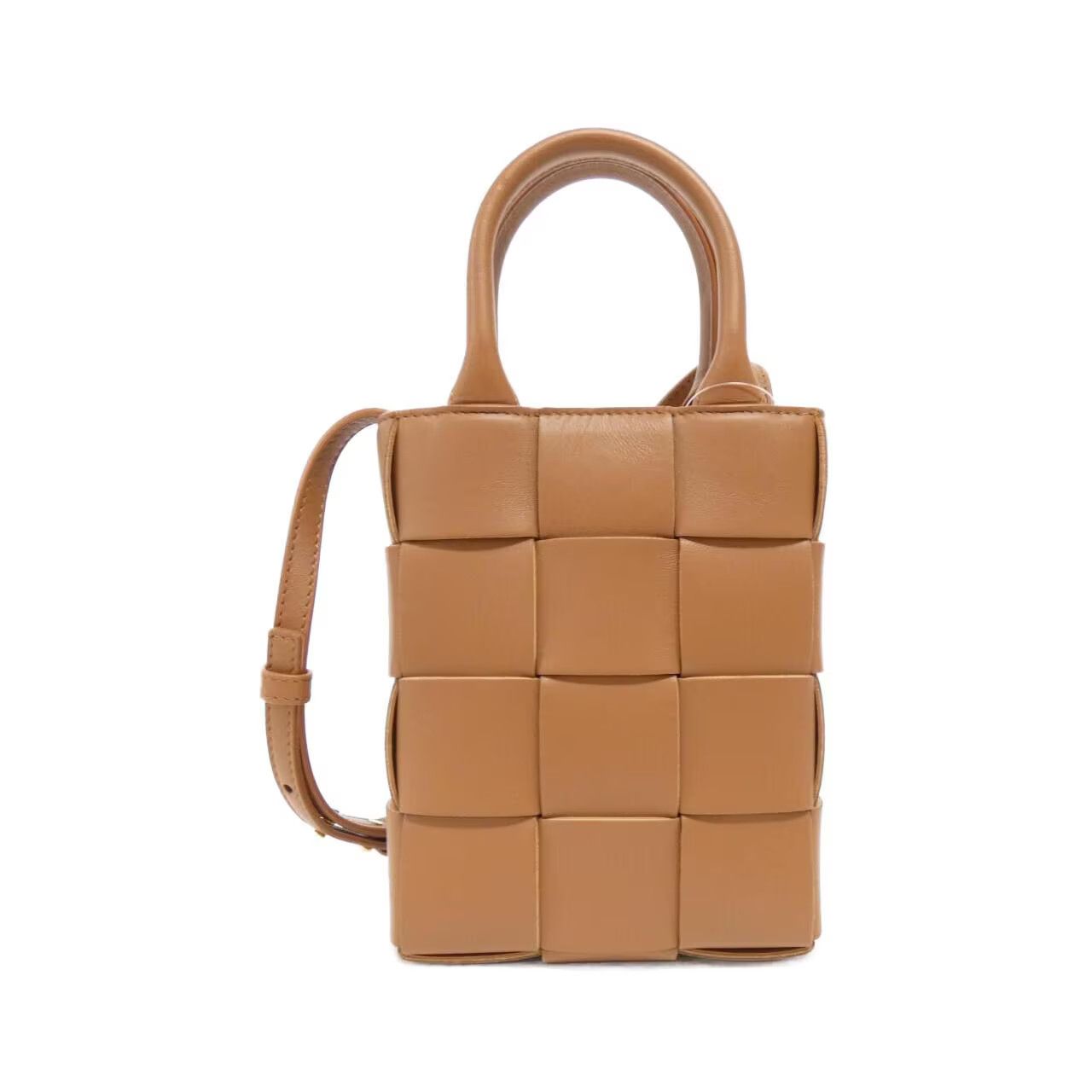 Bottega Veneta o1loc1c0824 Size: OS / Mini Cassette Tote Bag in Brown Size ONE SIZE - 1 Thumbnail