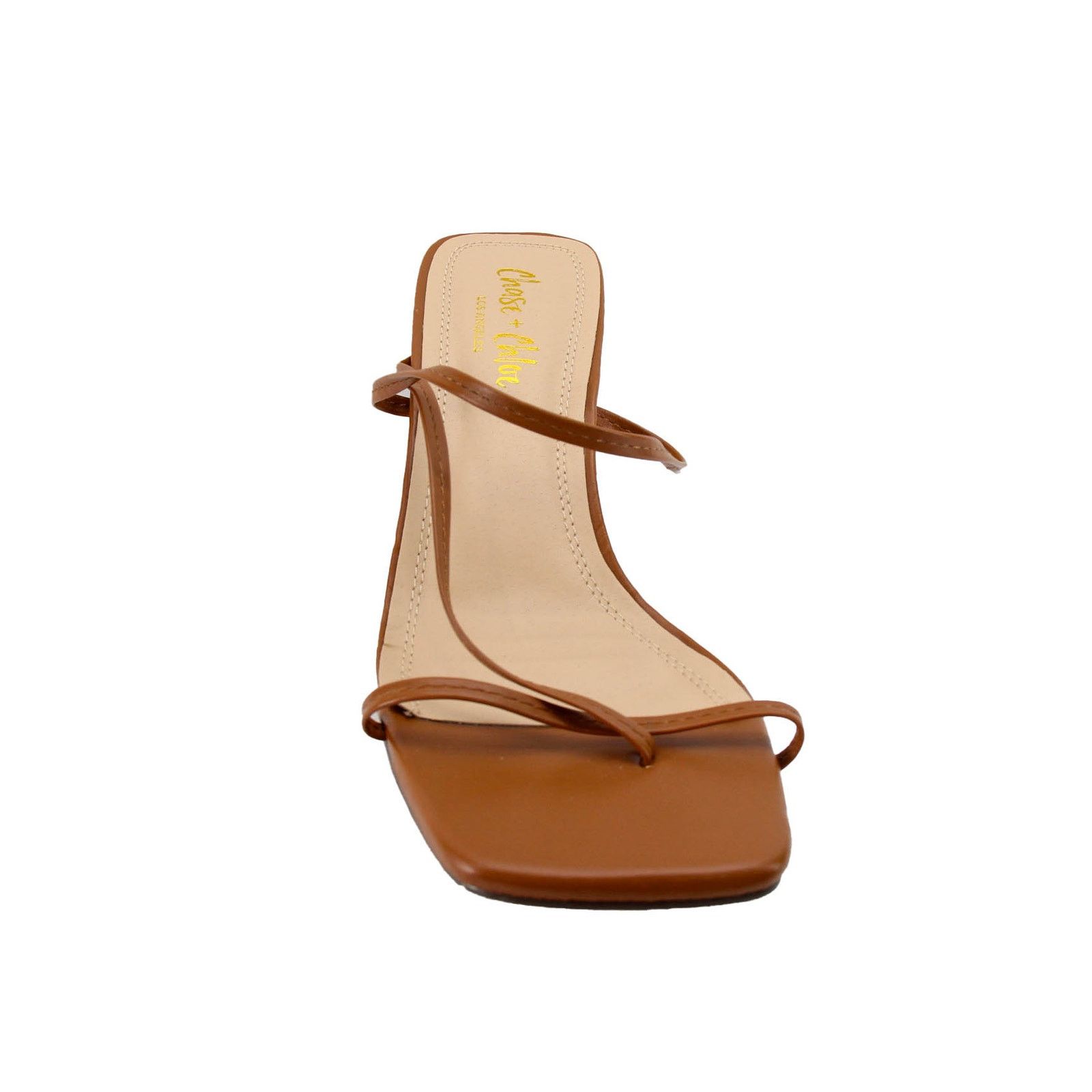 Other NEW Women's Chase & Chloe Brown Strap Chunky Heel US10 Size US 10 / IT 40 - 2 Thumbnail