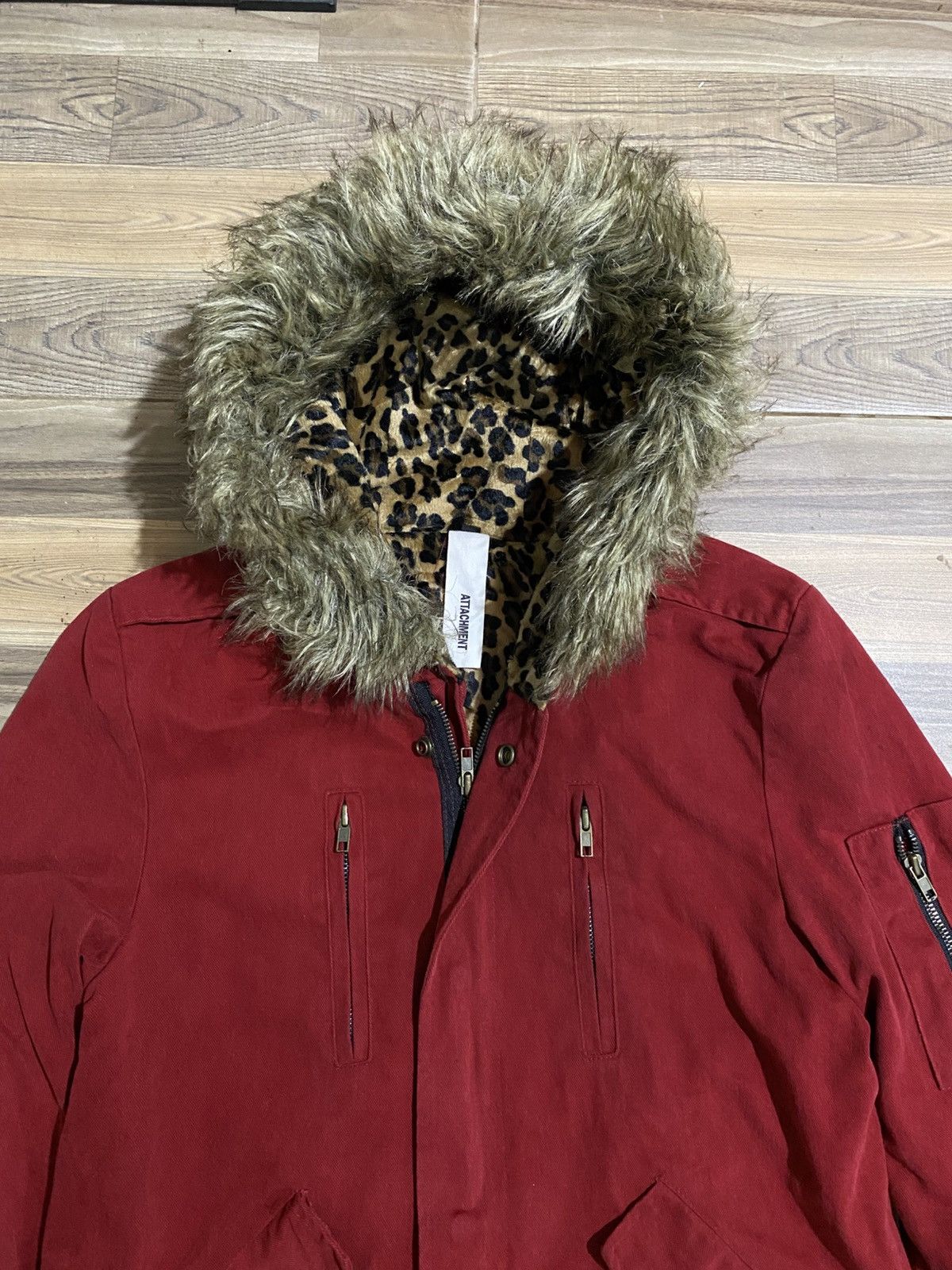 If Six Was Nine × Japanese Brand × Le Grande Bleu (L.G.B.) 💥NEED GONE💥 ATTACHMENT LEOPARD PUNK GOTHIC FUR HOODIES Size US M / EU 48-50 / 2 - 5 Thumbnail