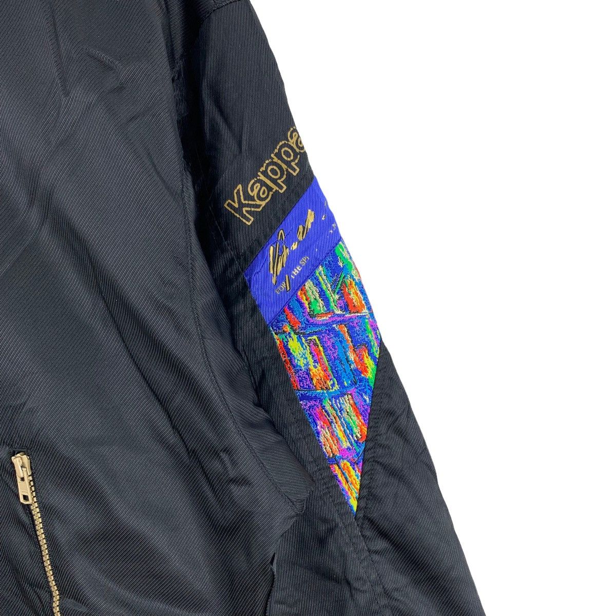 Kappa KAPPA SPORT Sportswear Embroidered Brand Black Bomber Jacket Size US L / EU 52-54 / 3 - 2 Thumbnail