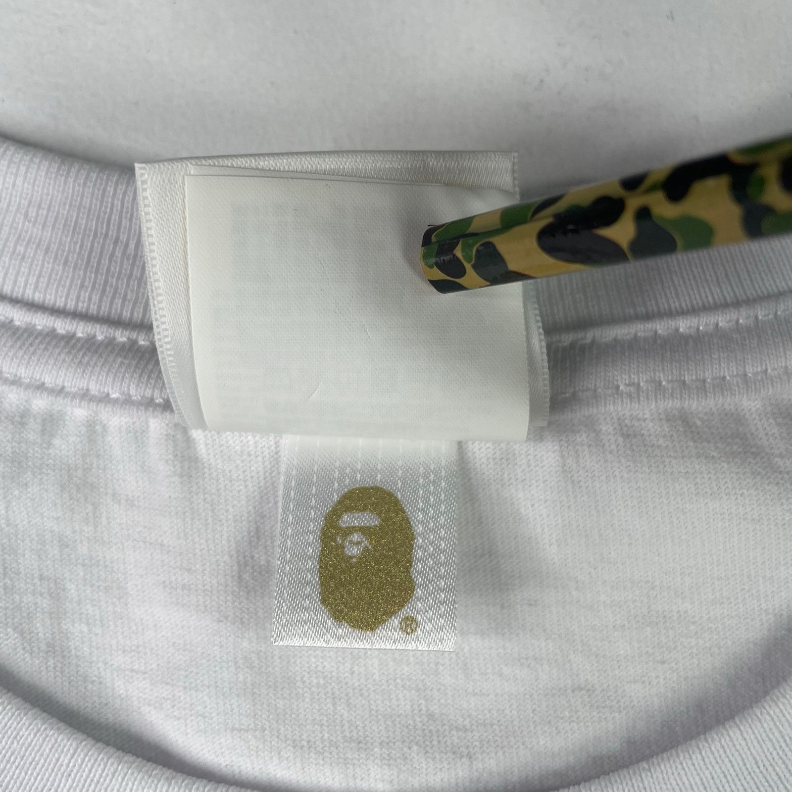 Bape BAPE Logo Check College Tee Size US L / EU 52-54 / 3 - 8 Thumbnail