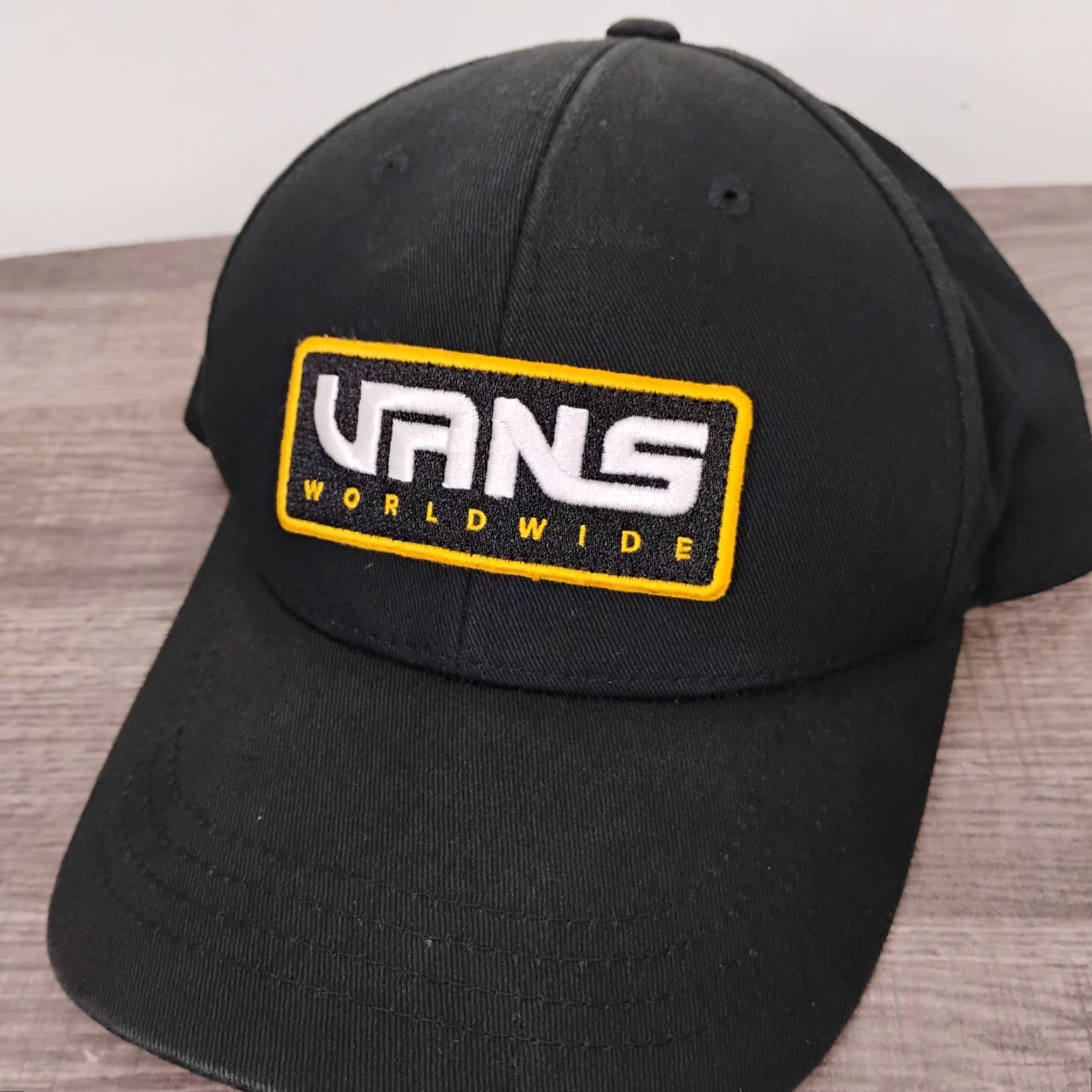 Vans VANS Snapback Hat Black 100% Cotton Adjustable Breathable Lightweight Men One Size Cap Cap? Size ONE SIZE - 2 Thumbnail